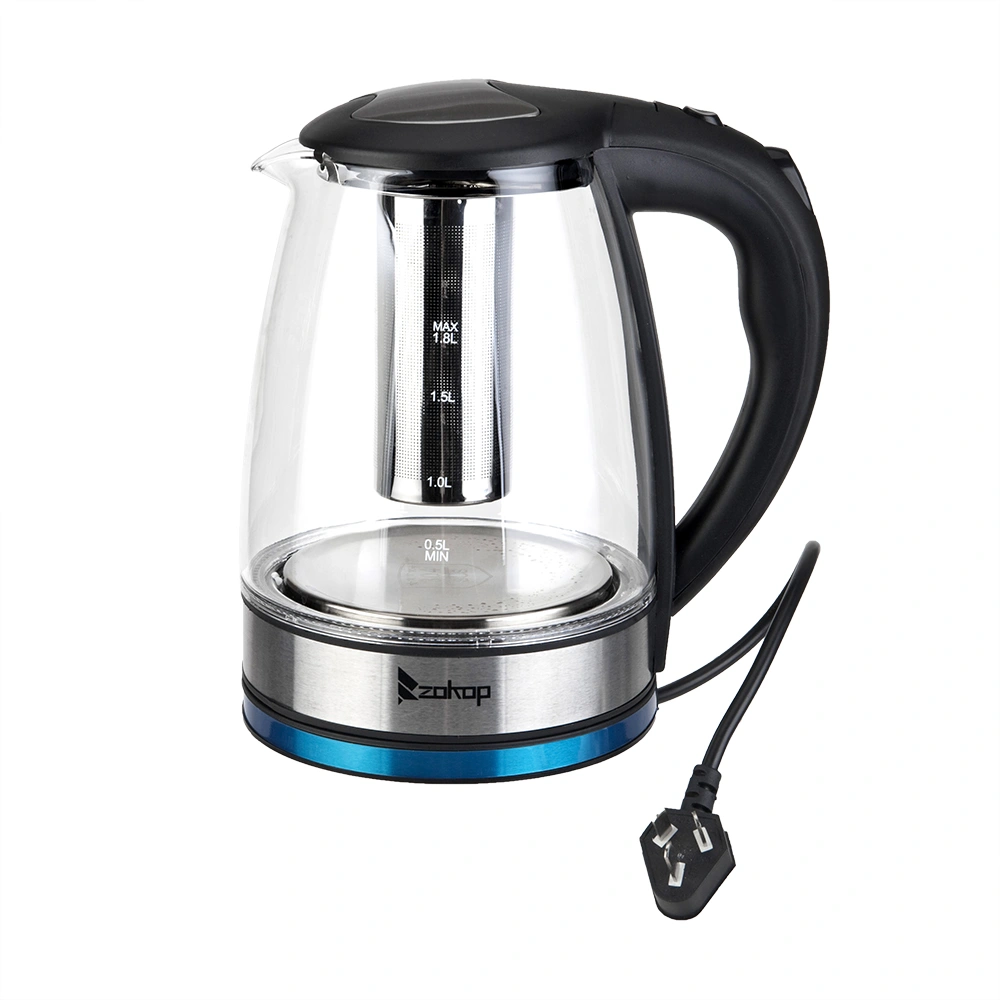 HD-1861-A 110V 1200W 1.8L Electric Glass Kettle US Plug view 15