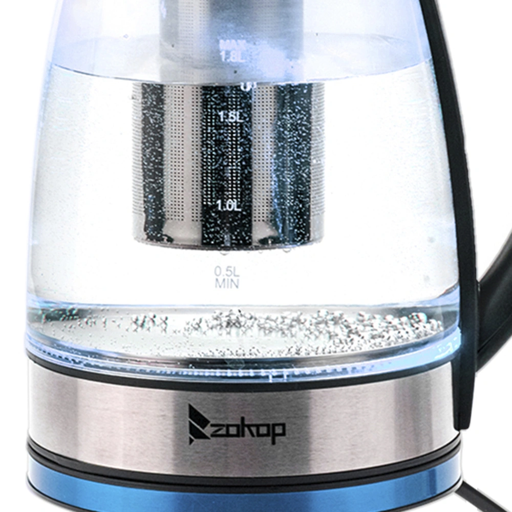HD-1861-A 110V 1200W 1.8L Electric Glass Kettle US Plug view 29