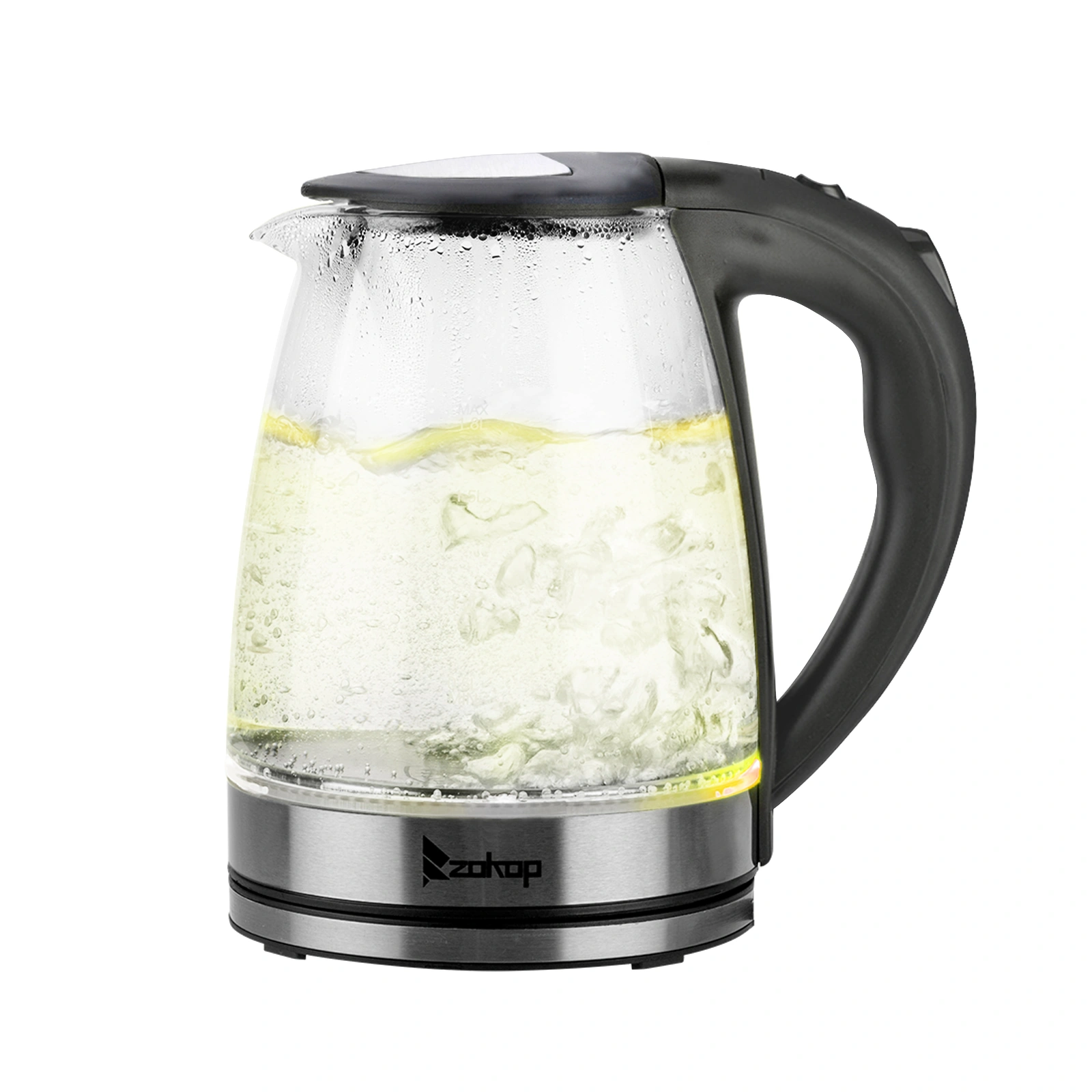 HD-1861-A 110V 1200W 1.8L Electric Glass Kettle US Plug view 34