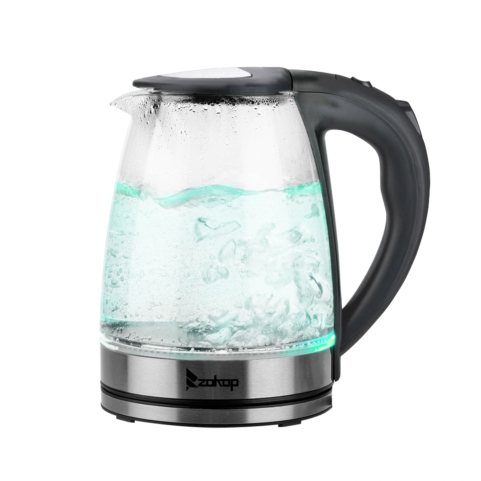 HD-1861-A 110V 1200W 1.8L Electric Glass Kettle US Plug view 35