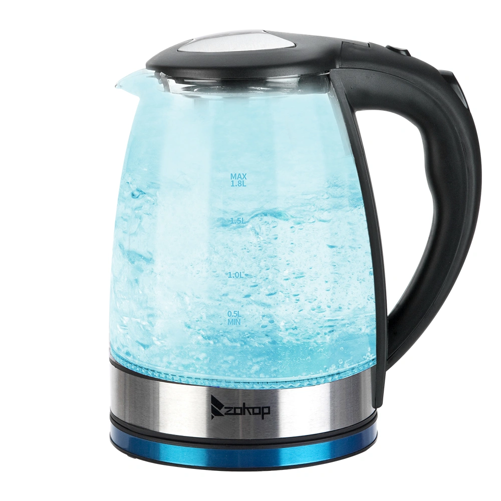 HD-1861-A 110V 1200W 1.8L Electric Glass Kettle US Plug view 6