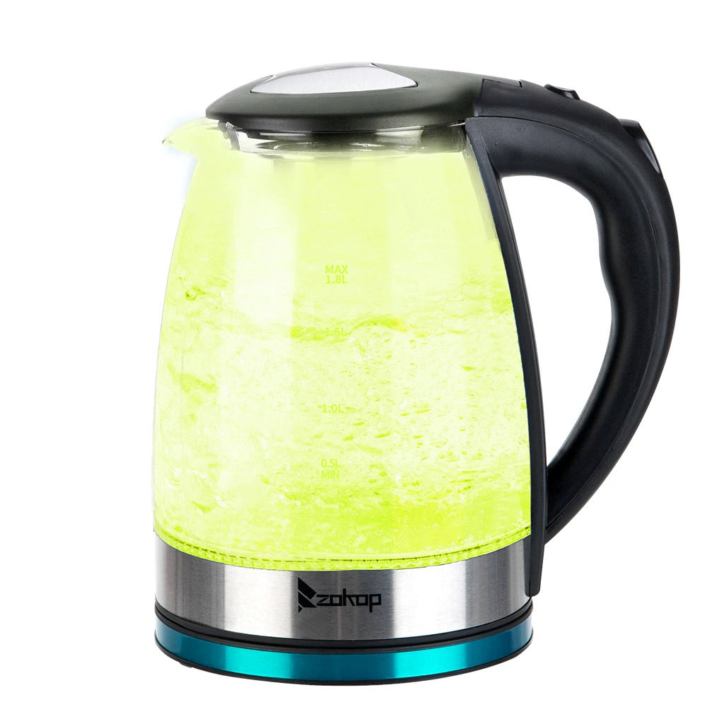 HD-1861-A 110V 1200W 1.8L Electric Glass Kettle US Plug view 7