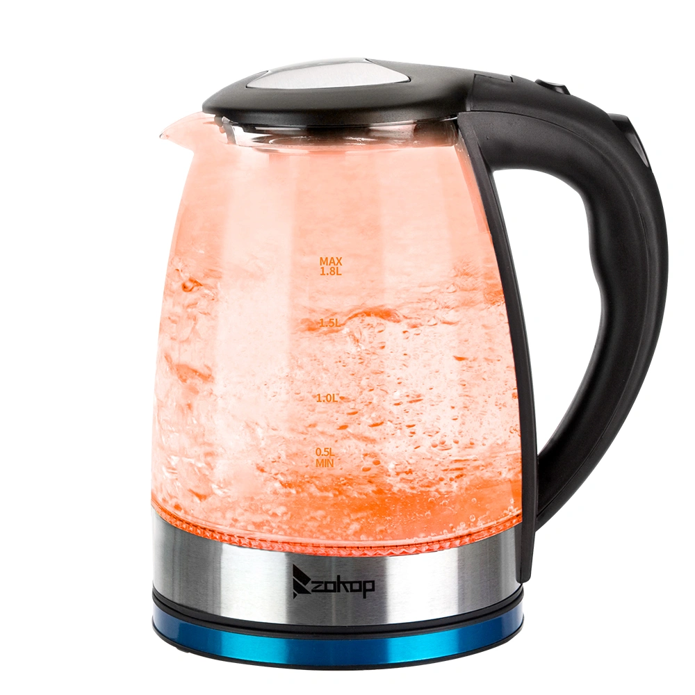 HD-1861-A 110V 1200W 1.8L Electric Glass Kettle US Plug view 9