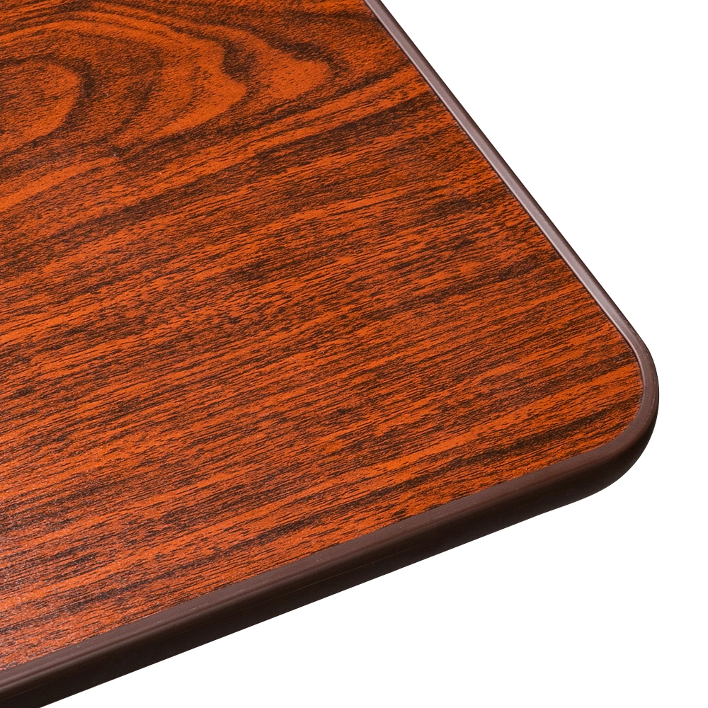 Multifunctional Adjustable Bedside Table MDF/Iron/4 Wheels With Brake, Dark Wood Grain Color view 42