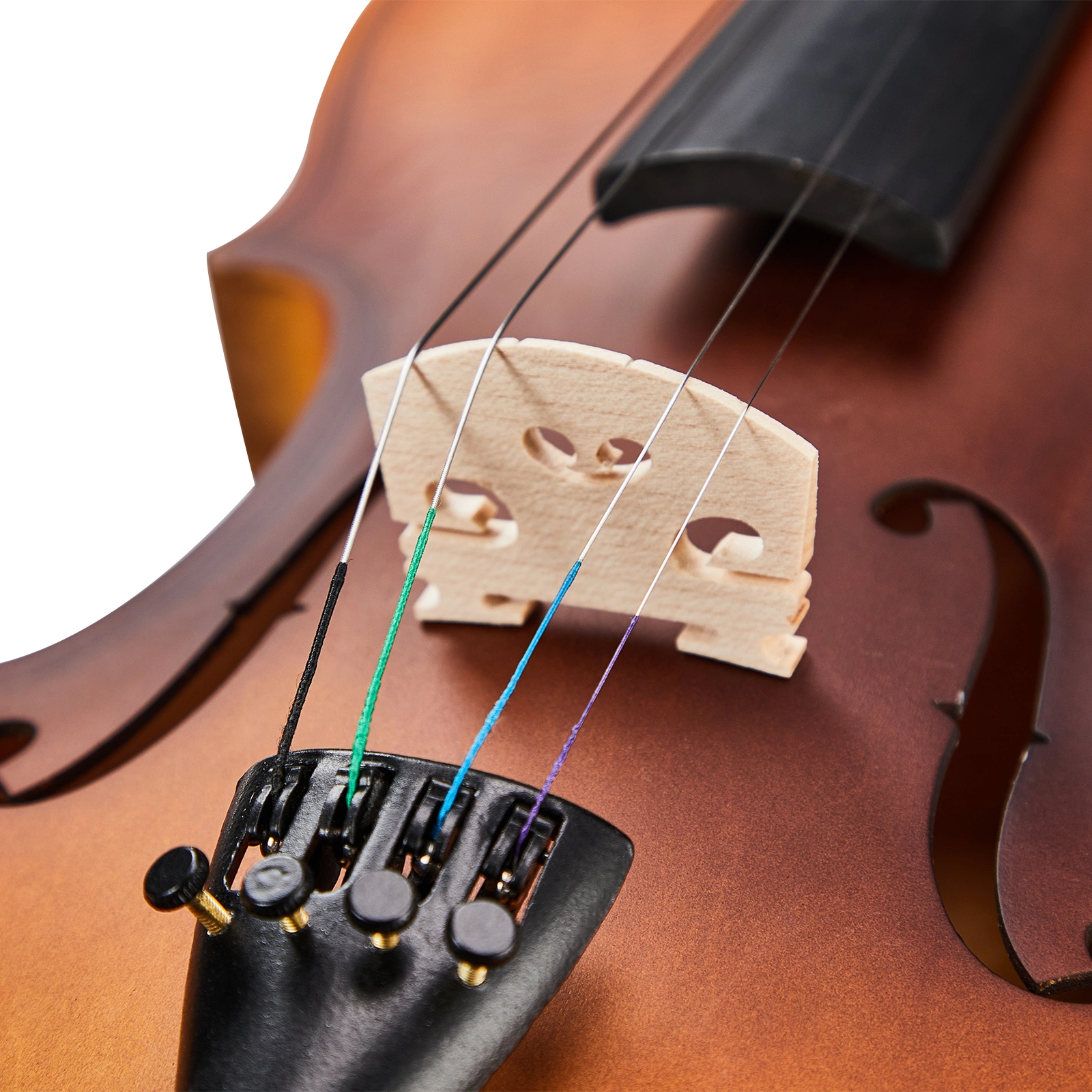 Brand new 1/4 acoustic violin set (includes case, bow, rosin, tuner, shoulder rest, strings, and tone marks) view 9