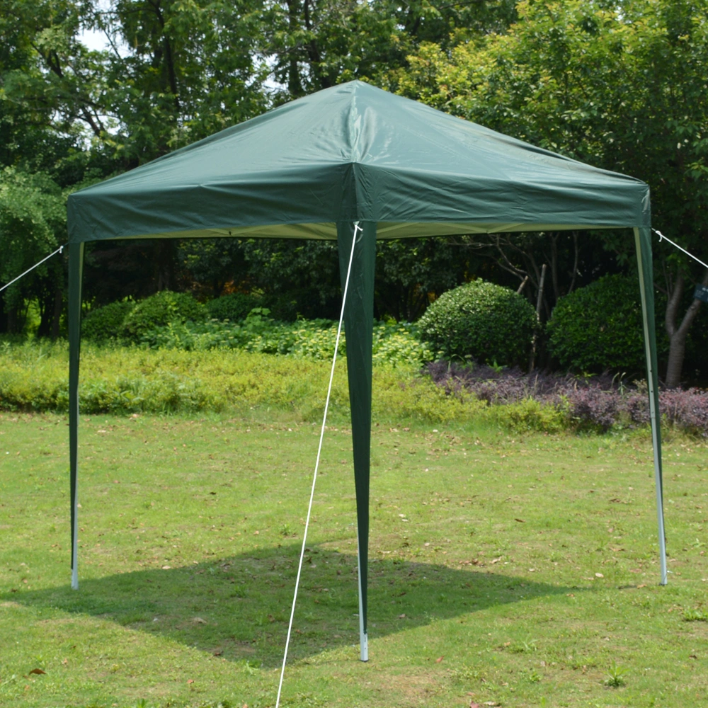 2x2m Green Waterproof Folding Tent, Right-Angle Portable Shelter Canopy for Outdoor Camping & Garden view 14