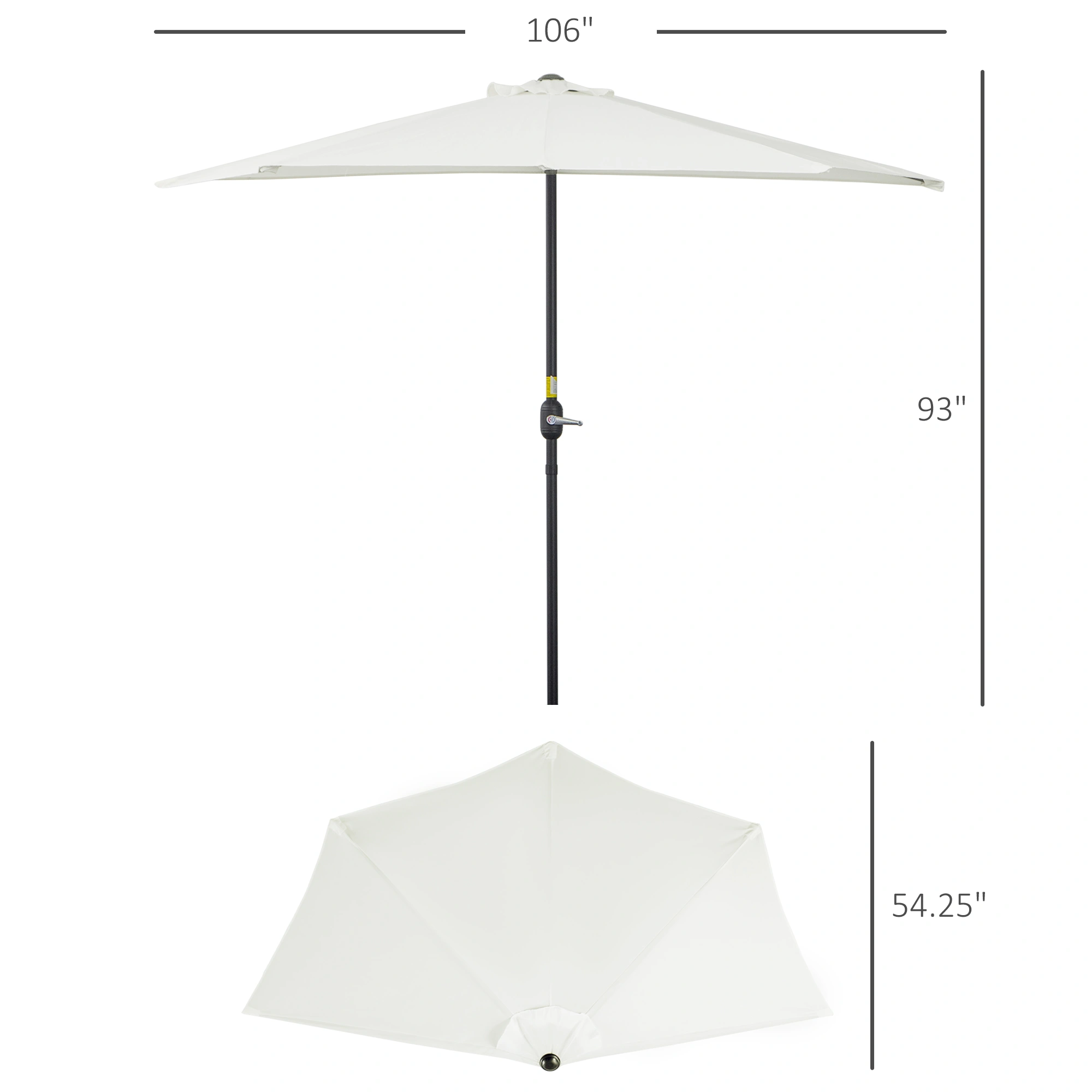 Wall Mounted Umbrella Stand, Commercial Grade Steel Umbrella Rack for Entryway, Holds Up to 15 lbs, Silver view 3