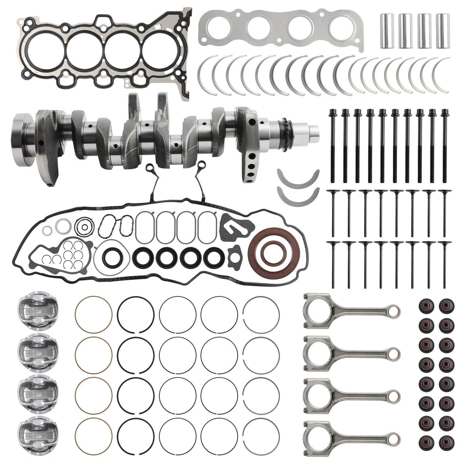 G4NC 2.0L Engine Overhaul Rebuild Kit Fit for Hyundai Elantra Tucson/Kia Soul Forte5