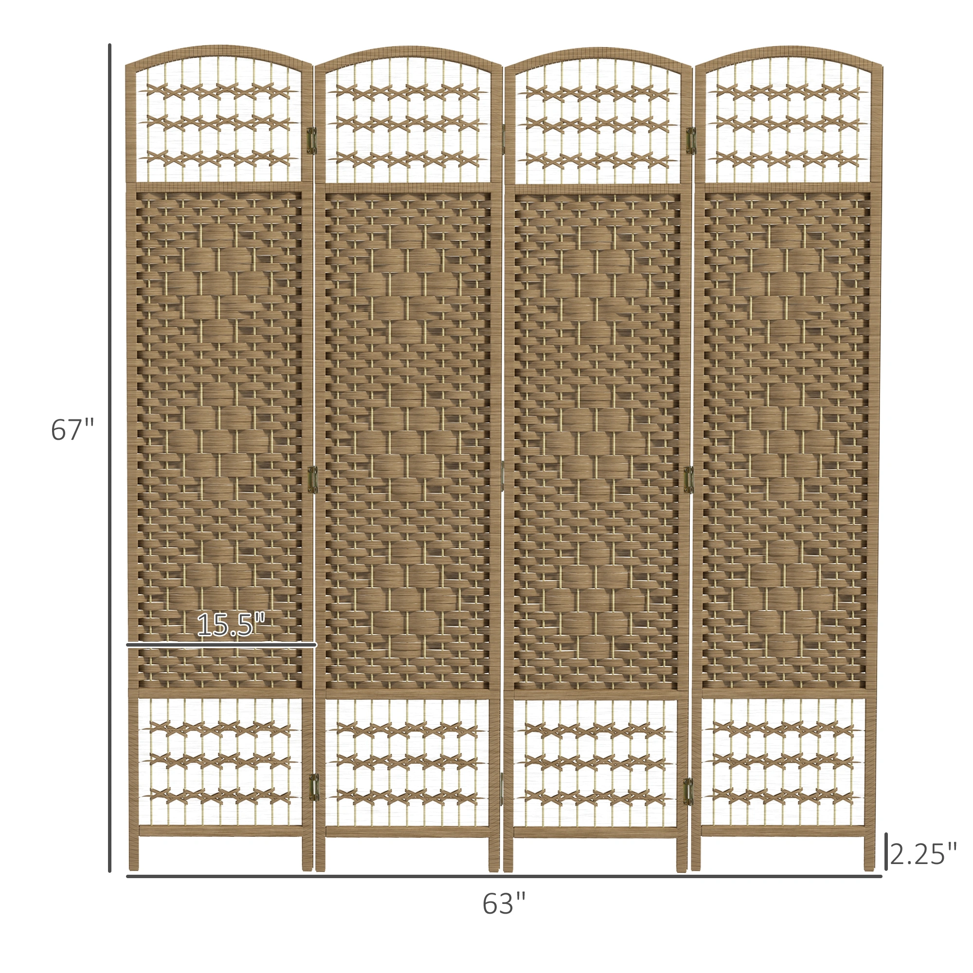 Outdoor Privacy Screen Fence Panel - Wind Break & Shade Cover, UV Resistant, Easy Install for Patio Deck & Garden view 2