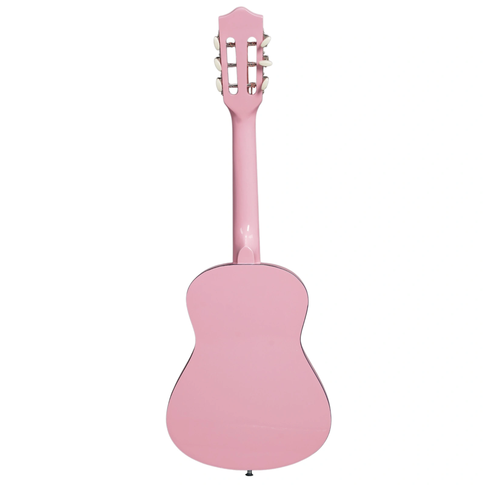 Light pink 30-inch Round Acoustic Guitar with Picks, Strings, Capo, Case, Tuner, and Strap view 12