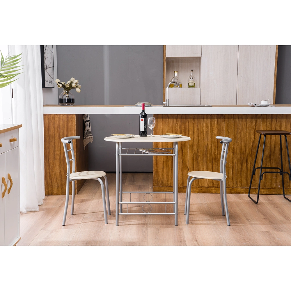PVC Breakfast Table (One Table and Two Chairs) Natural view 15
