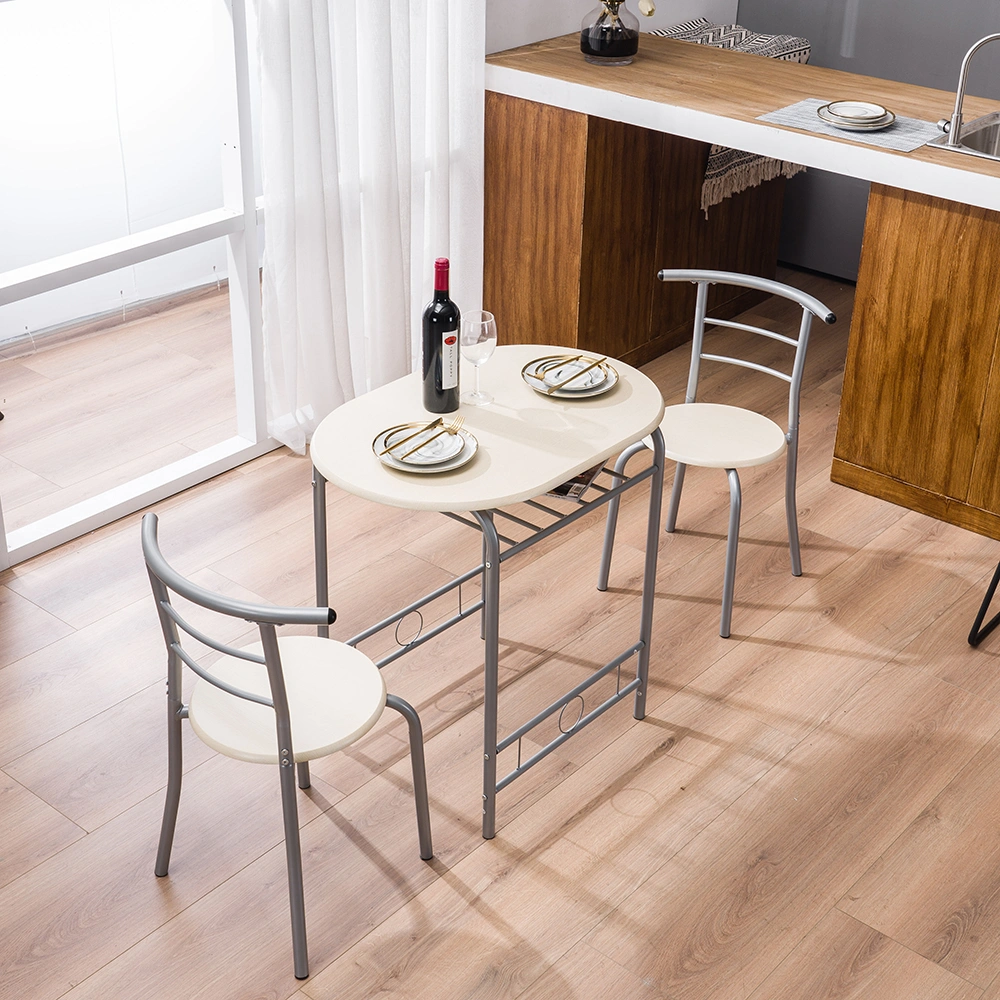 PVC Breakfast Table (One Table and Two Chairs) Natural view 21