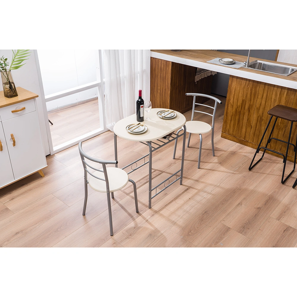 PVC Breakfast Table (One Table and Two Chairs) Natural view 29