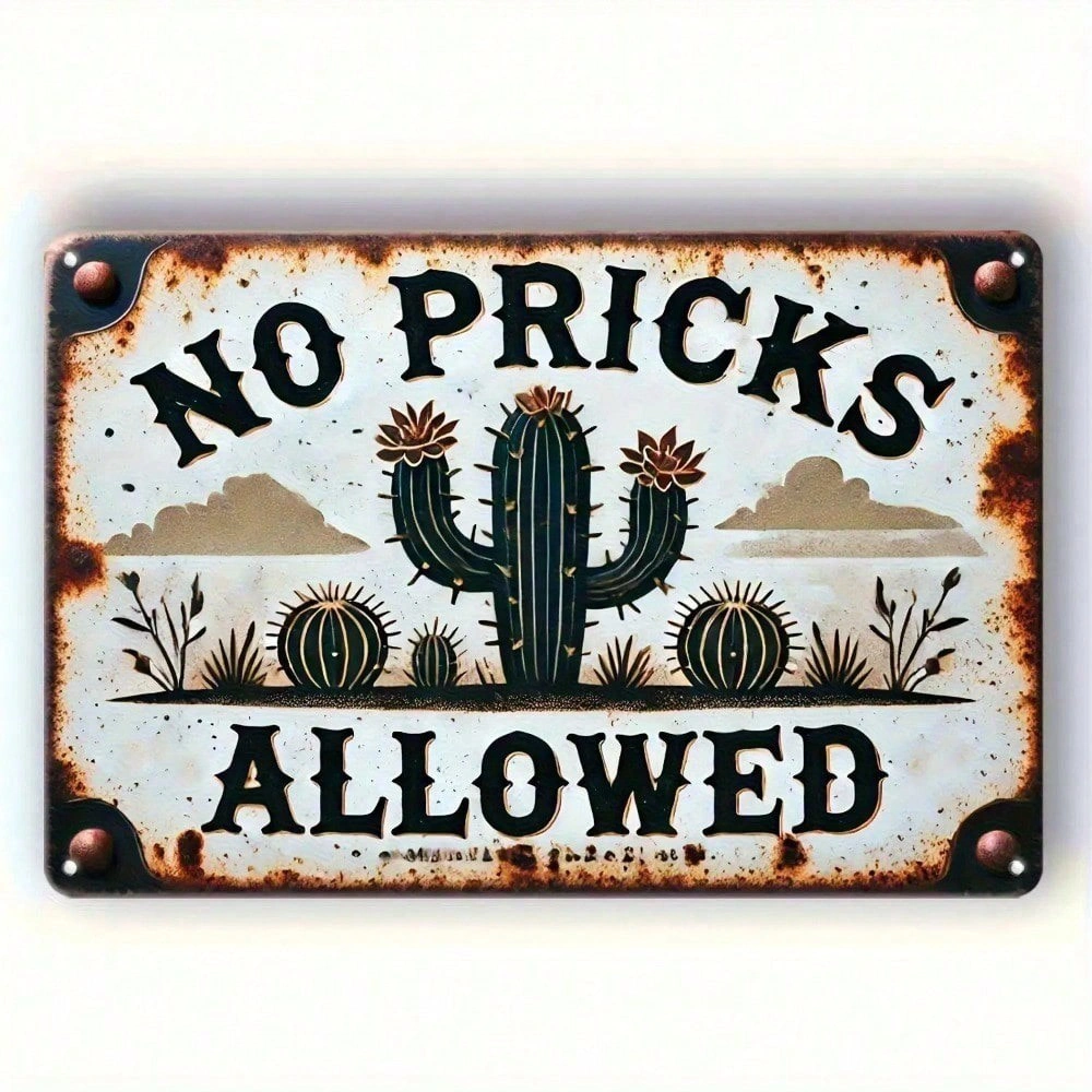 CIFbuy 12x8 Inch Vintage Rustic Aluminum Sign 30.5x20.3cm Metal Wall Art Decor Indoor Outdoor Home Farmhouse decor