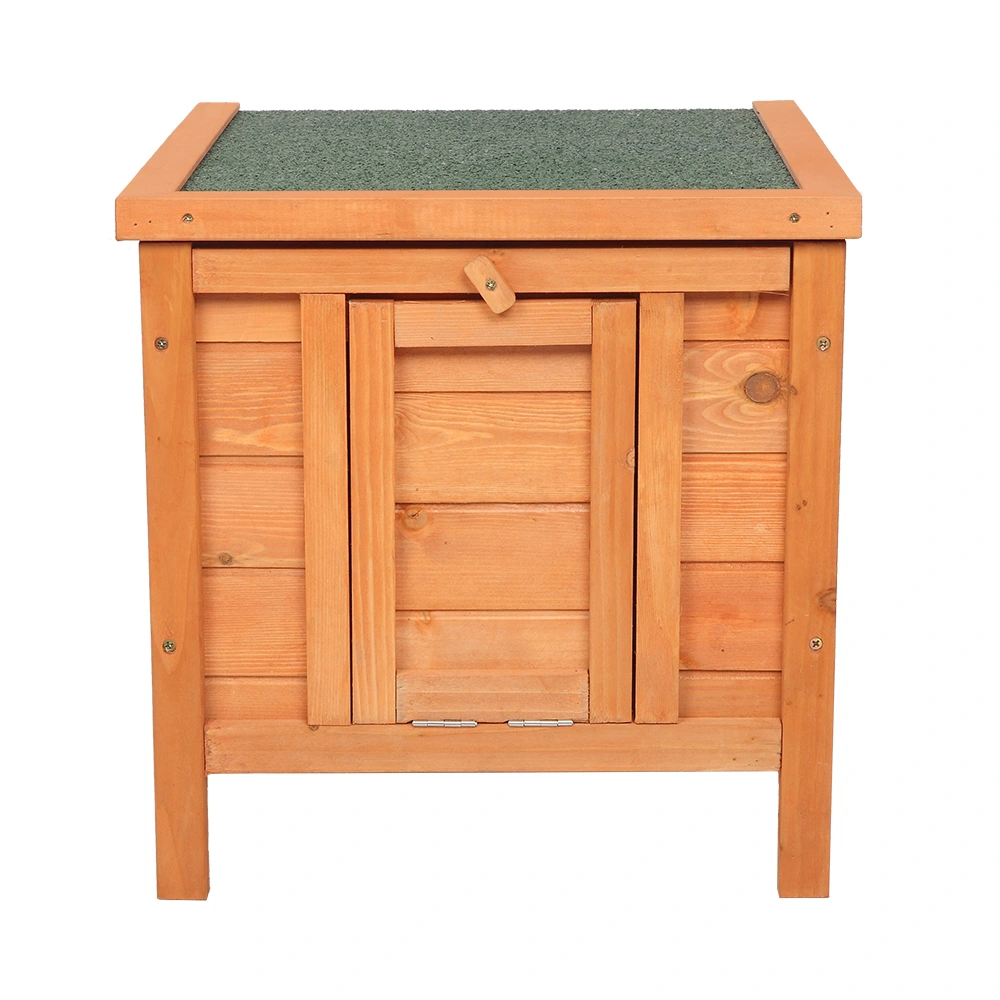 20-inch removable roof, waterproof, green asphalt roof, cedar wood, wooden chicken and rabbit cage view 10