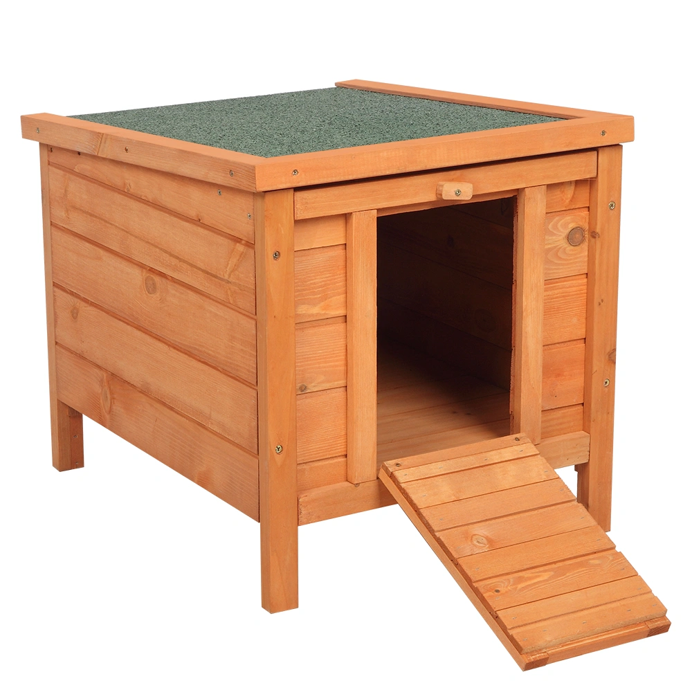 20-inch removable roof, waterproof, green asphalt roof, cedar wood, wooden chicken and rabbit cage view 13
