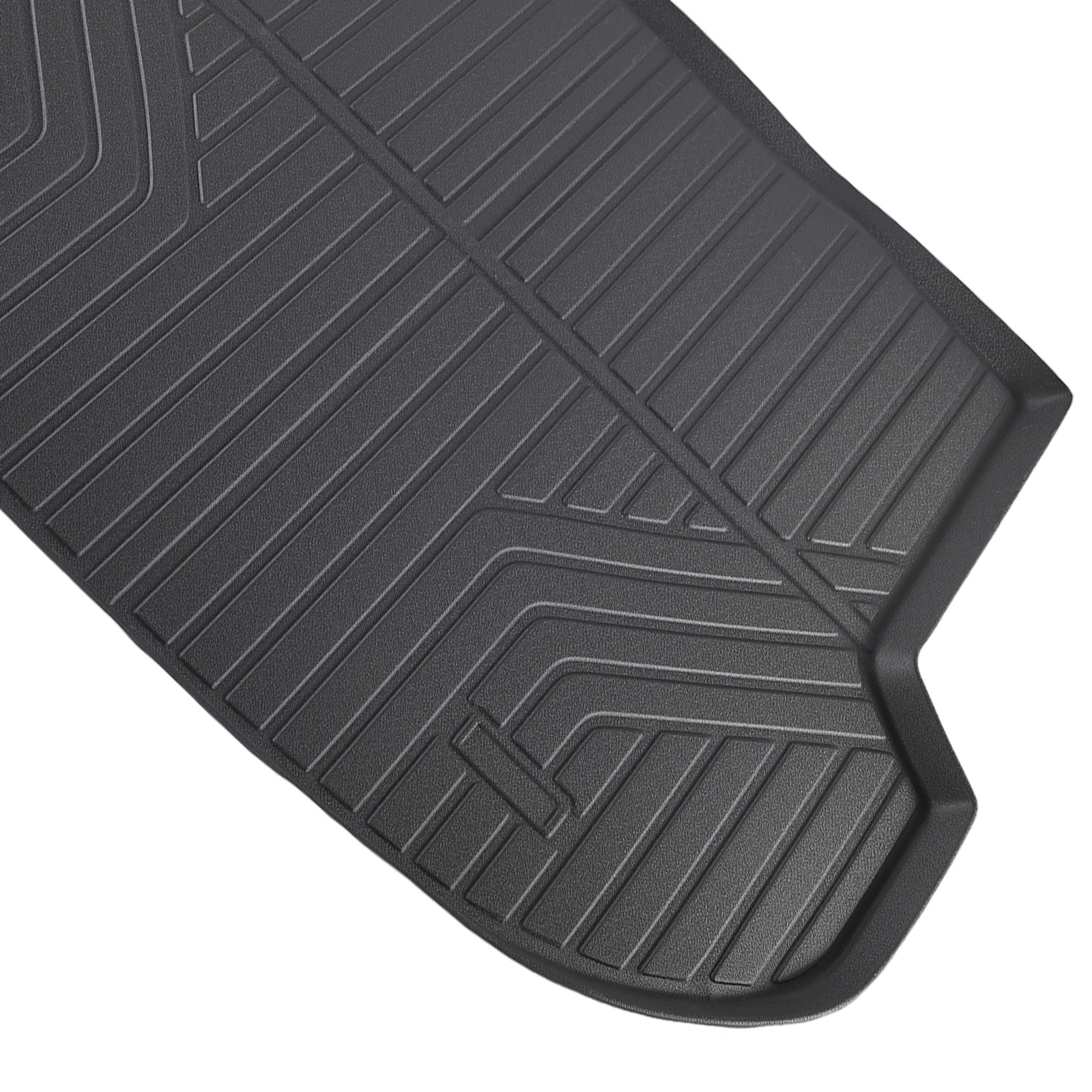 Black Trunk Mat Liner fit for Hyundai Santa Fe 21-23 Cargo Liner Mat Waterproof TPE view 2