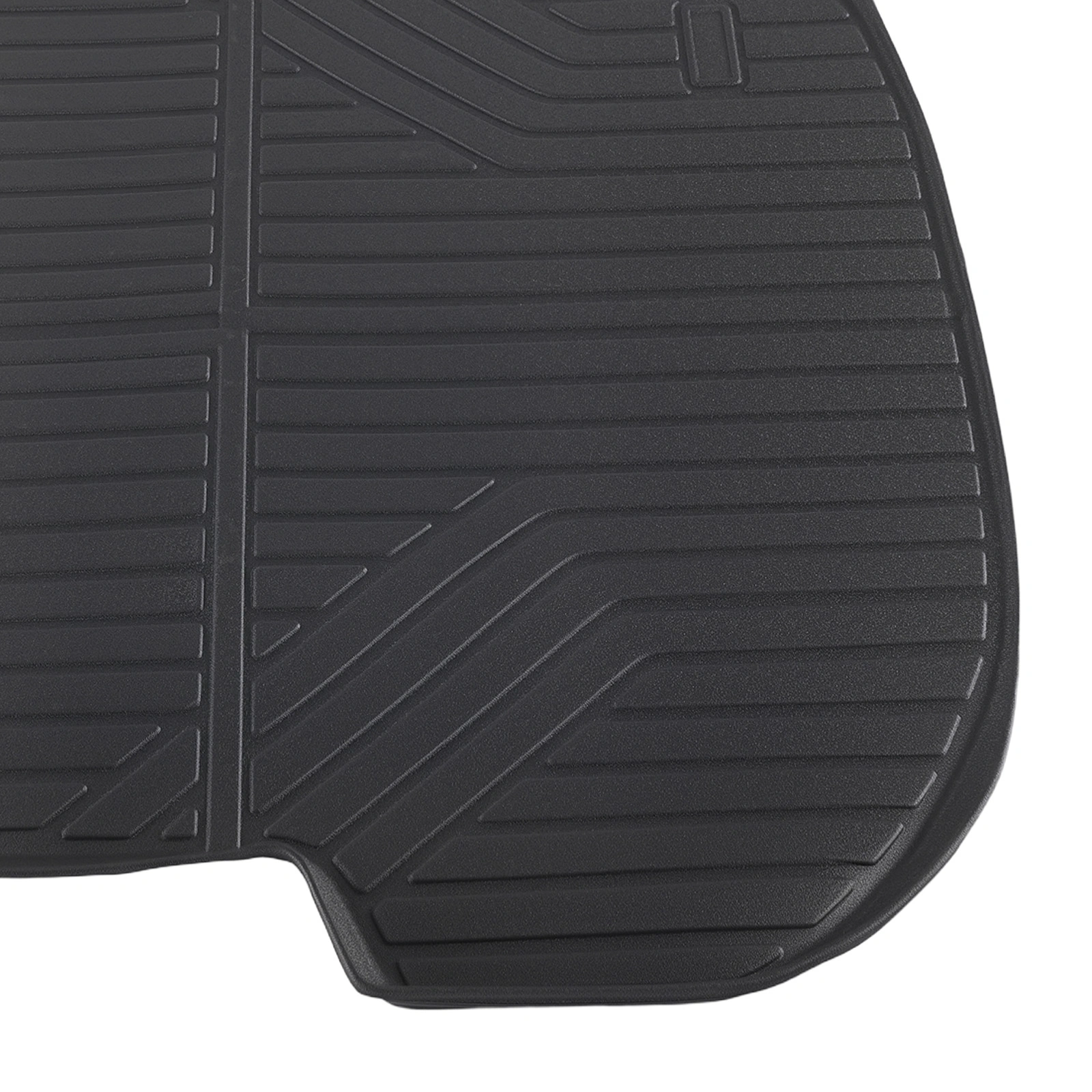 Black Trunk Mat Liner fit for Hyundai Santa Fe 21-23 Cargo Liner Mat Waterproof TPE view 4