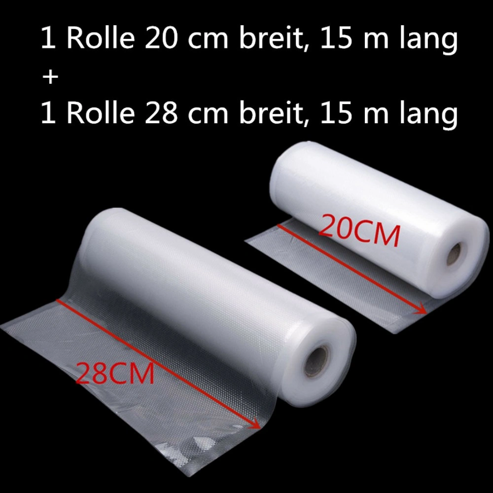 4 Rolls Vacuum Sealer Rolls 20cm & 28cm Width, 15m Length Each - Compatible with FoodSaver & Machine view 4
