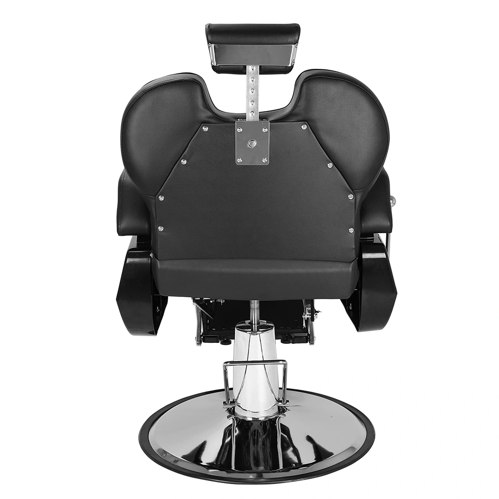 Professional Hydraulic Salon Barber Chair 8702A Black Reclining Styling Seat Part A view 2