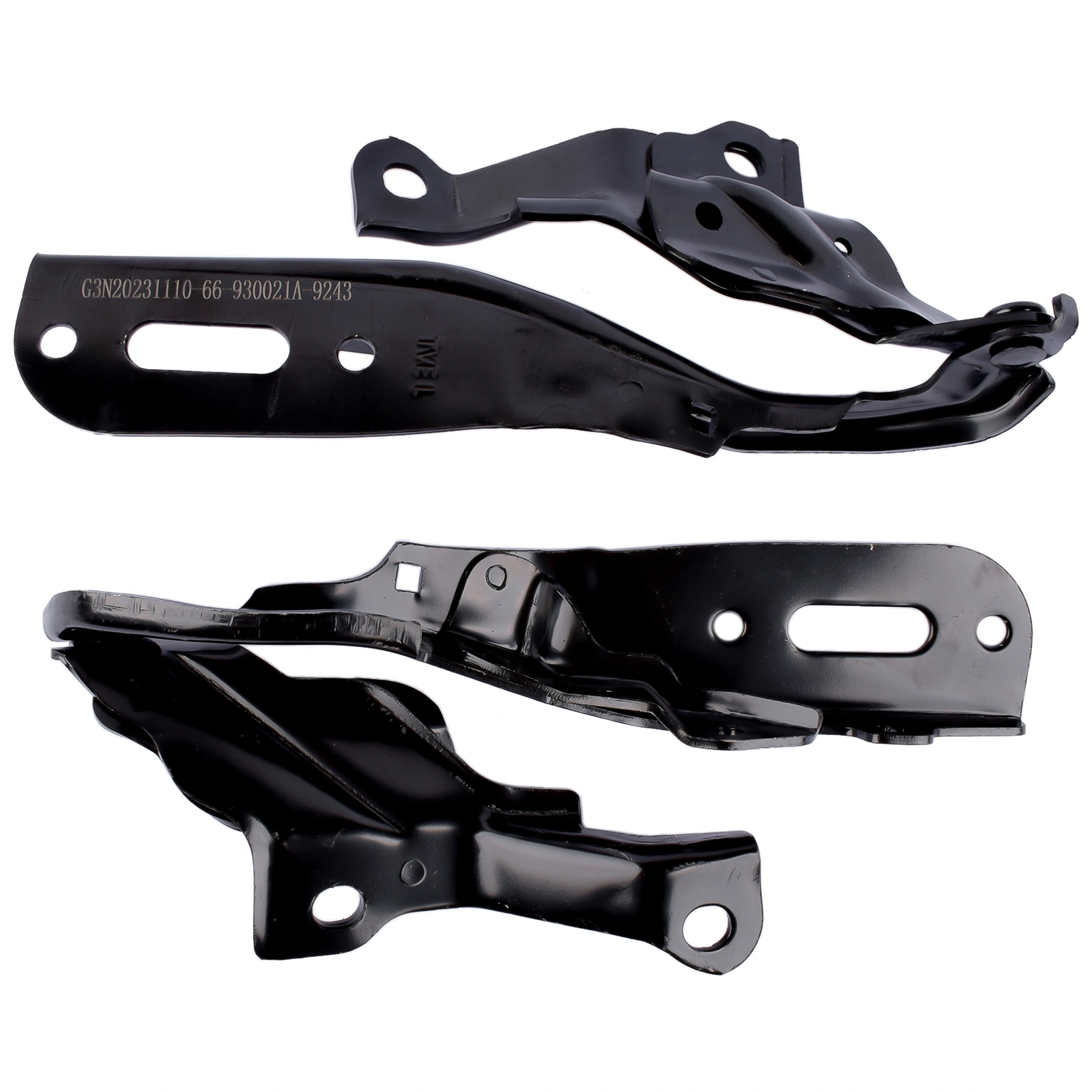 Driver & Passenger Side Hood Hinges Set HO1236159 HO1236160 for Honda Accord 2018-2022 60120TVAA00ZZ 60170TVAA00ZZ view 7