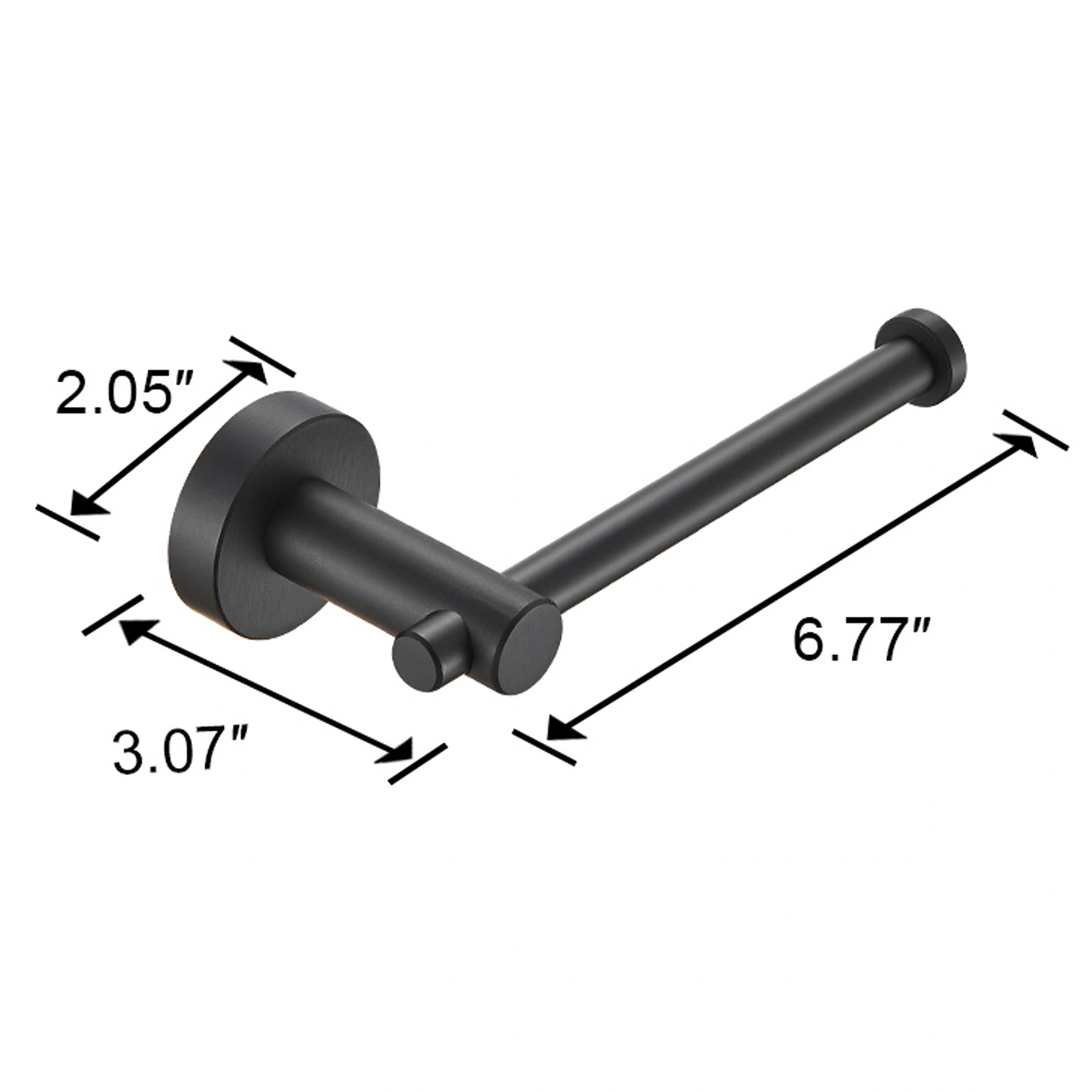 Bathroom Hardware Set, Thicken Space Aluminum 3 PCS Towel bar Set- Matte Black 16-27 Inches Adjustable Bathroom Accessories Set [Unable ship on weekends, TK/TEMU only for pickup, only TX10643 warehouse supports GOFO] view 8