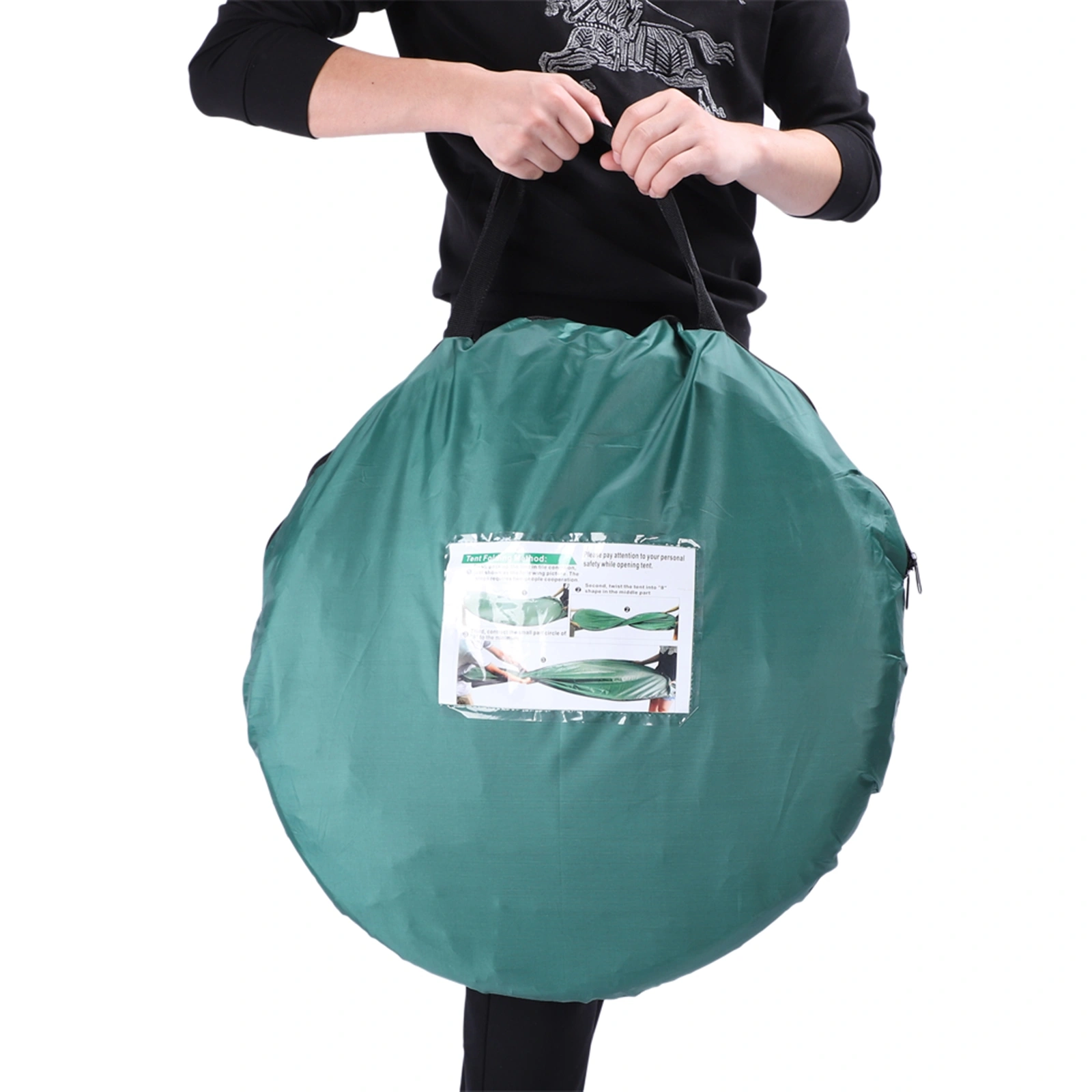 Portable Outdoor Pop-up Toilet Dressing Fitting Room Privacy Shelter Tent Army Green view 25