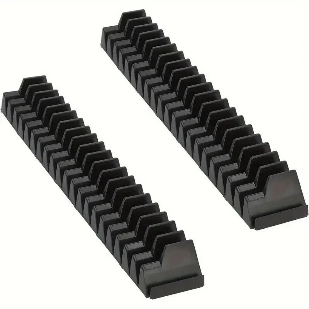 80 PCS Magnetic Wrench Organizer Tools Storage Holder Portable Tool Shelf Black view 2