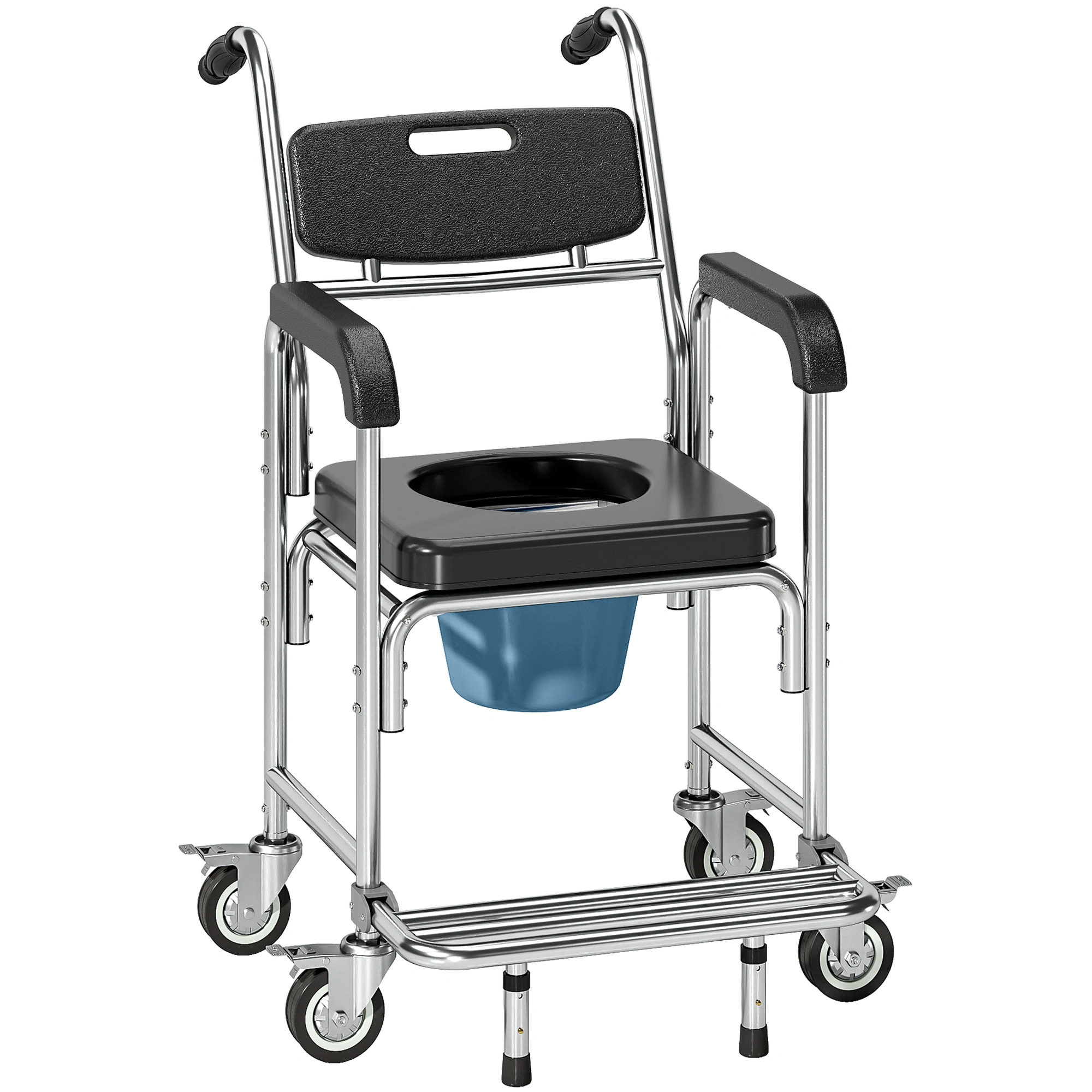 Portable Wheelchair Ramp - Heavy Duty Foldable Aluminum Rolling Ramp for Scooters & mobility Chairs, Non-Slip Surface, Easy Setup Travel Design