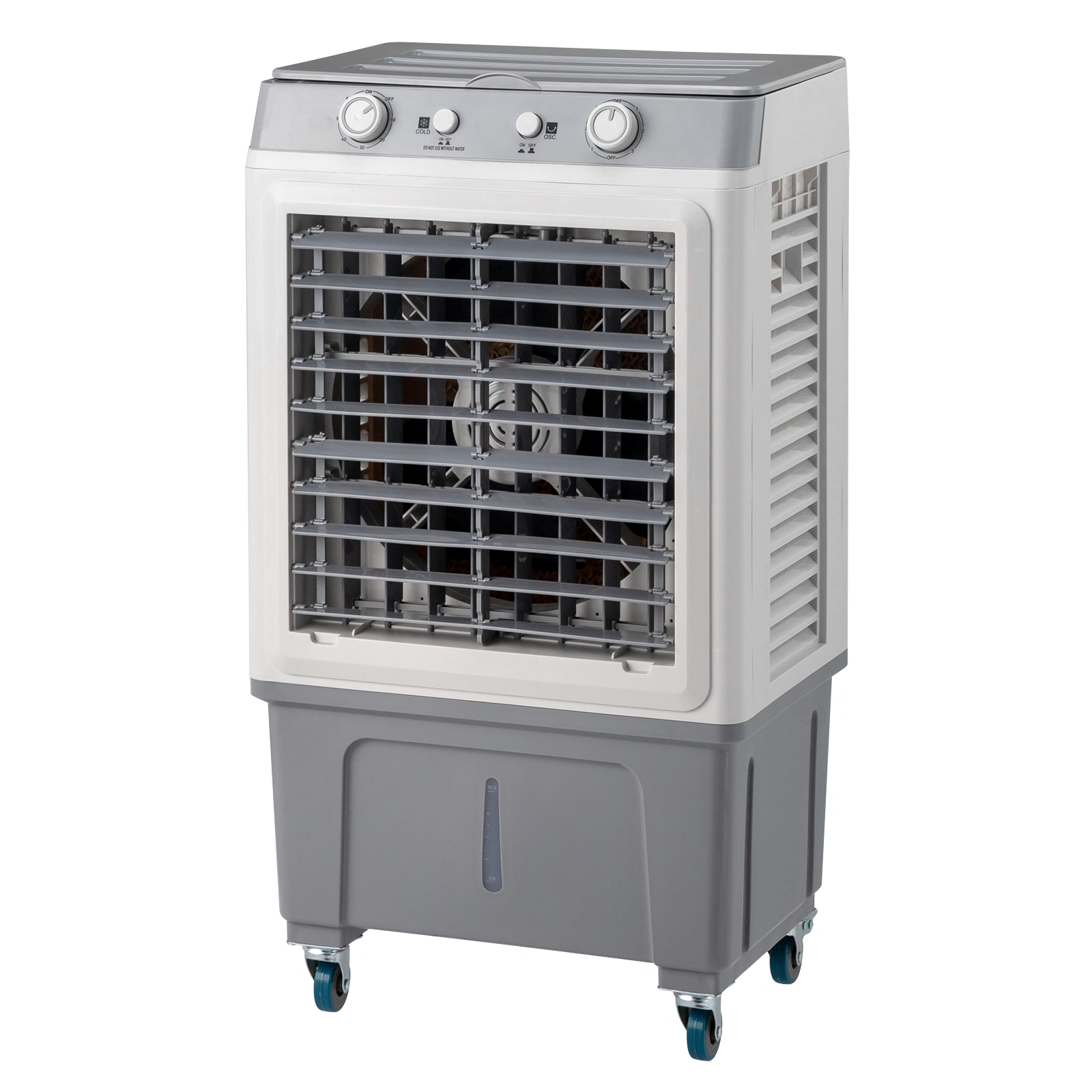 3 in 1 Portable Evaporative Cooler,Indoor,Outdoor,2353CFM Personal Air Cooler,7.9 Gal Large Water Tank & Scroll Casters, 4 Ice Packs,White,Manual control view 10