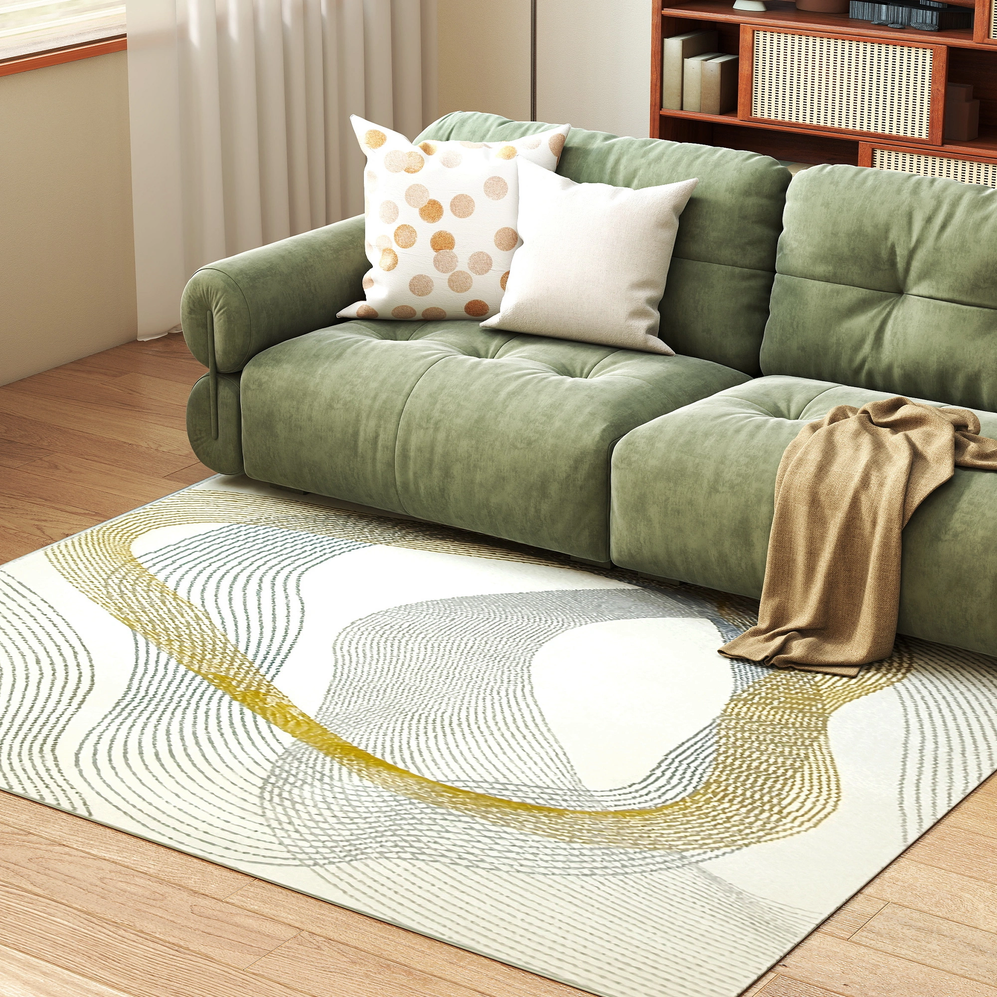 Area Rug - Soft Plush Shag Carpet for Living Room Bedroom Home Decor Non-Slip