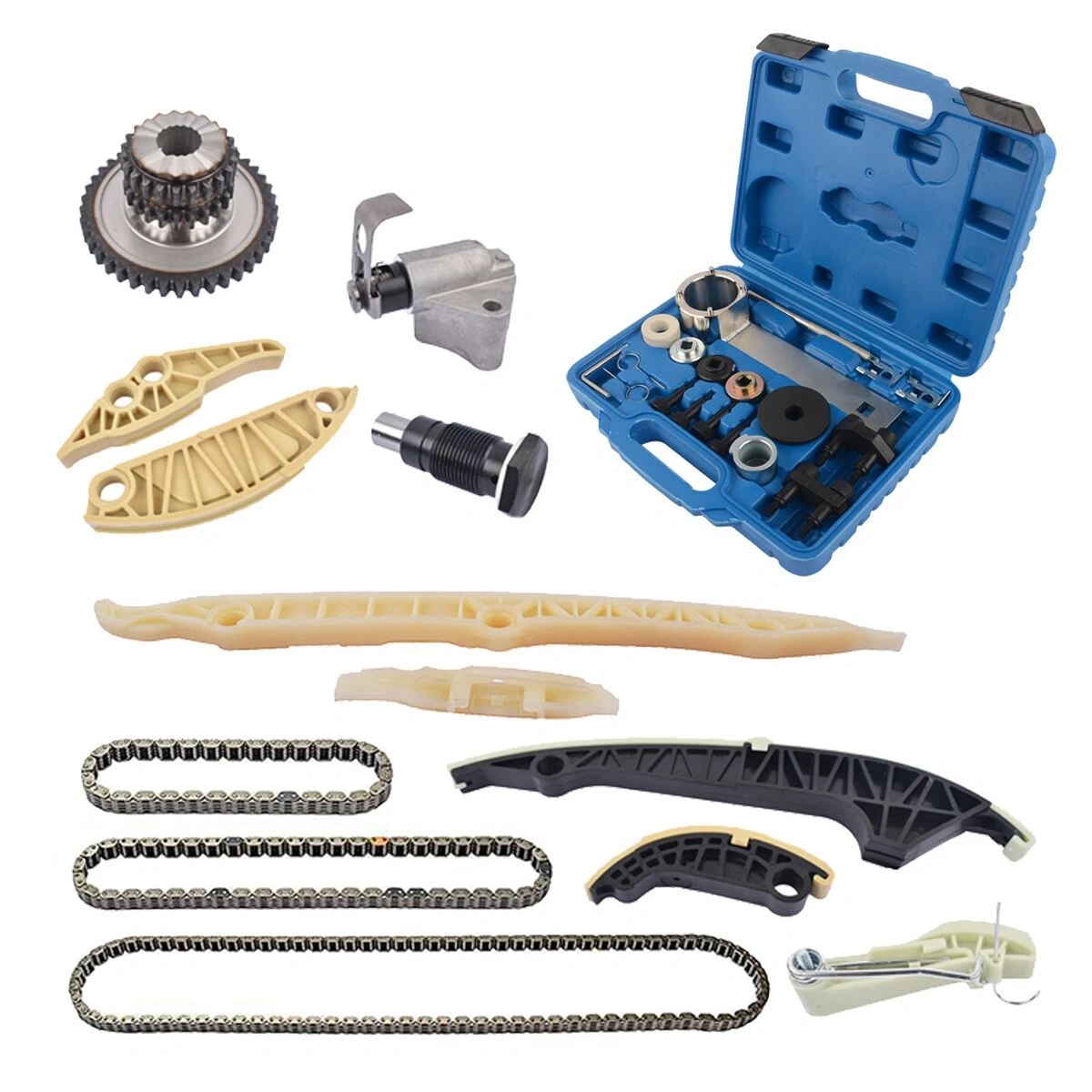 Timing Chain & Tool Kit 2014-2020 Replacement for Audi VW 1.8 2.0 TSI Jetta GTI Passat A4 A6 06K109467K 06H109467AF view 7