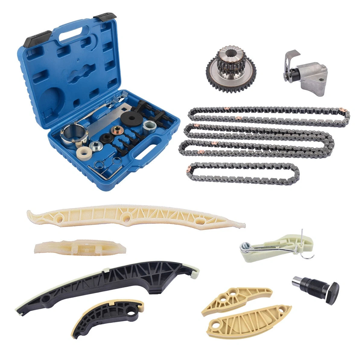 Timing Chain & Tool Kit 2014-2020 Replacement for Audi VW 1.8 2.0 TSI Jetta GTI Passat A4 A6 06K109467K 06H109467AF view 8