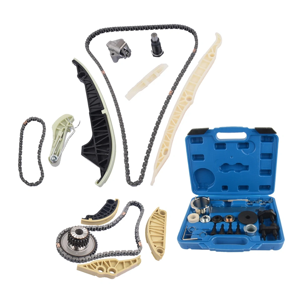Timing Chain & Tool Kit 2014-2020 Replacement for Audi VW 1.8 2.0 TSI Jetta GTI Passat A4 A6 06K109467K 06H109467AF view 9