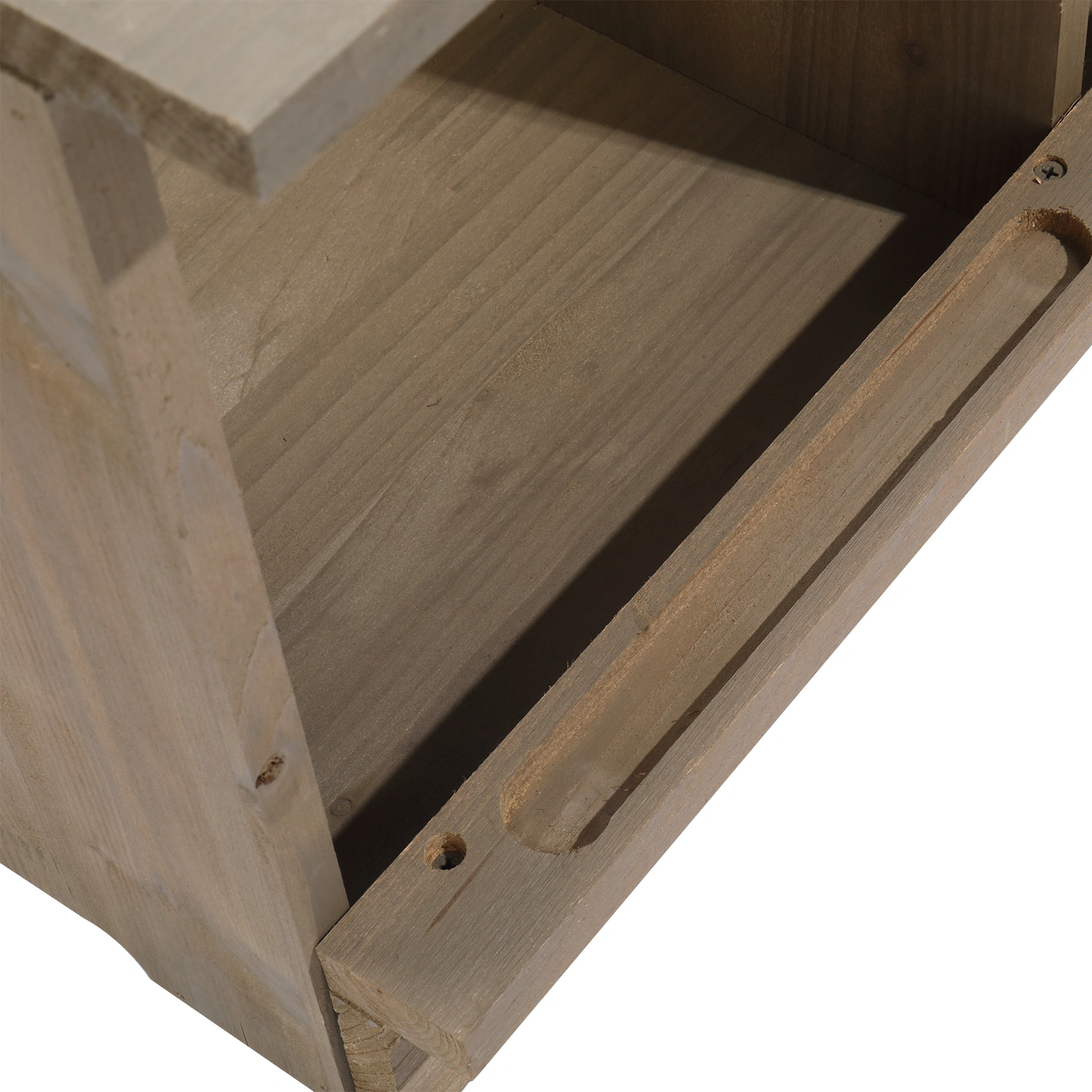 Nesting Boxes for Chickens, Wooden Chicken Nesting Box, Laying Eggs Nest Box for Chickens Hens Ducks, Gray, 3 Compartments view 12