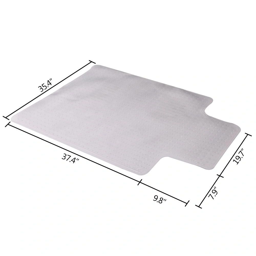 2PCS 90 x 120 x 0.2cm PVC Home-use Protective Mat for Floor Chair Transparent view 21