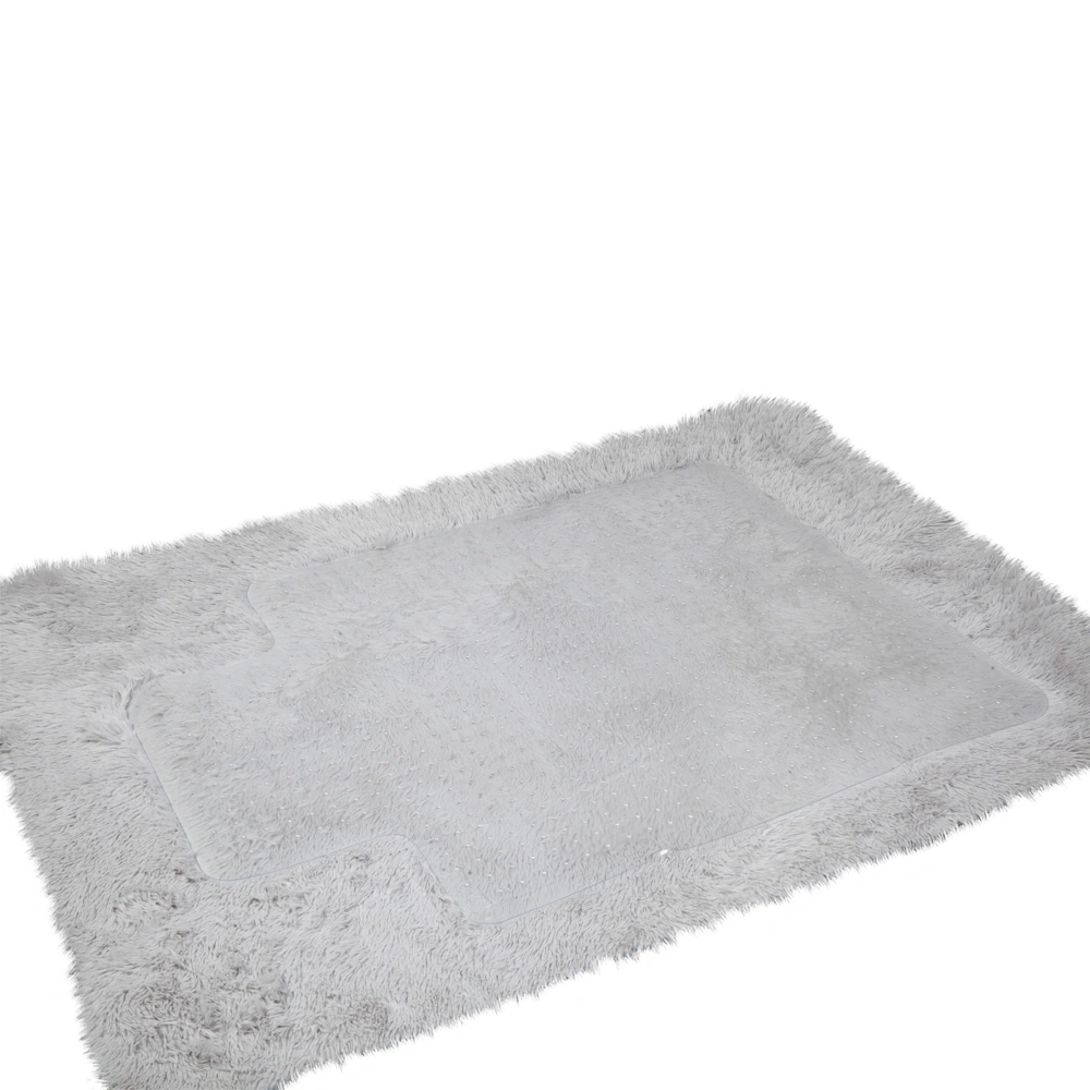2PCS 90 x 120 x 0.2cm PVC Home-use Protective Mat for Floor Chair Transparent view 27