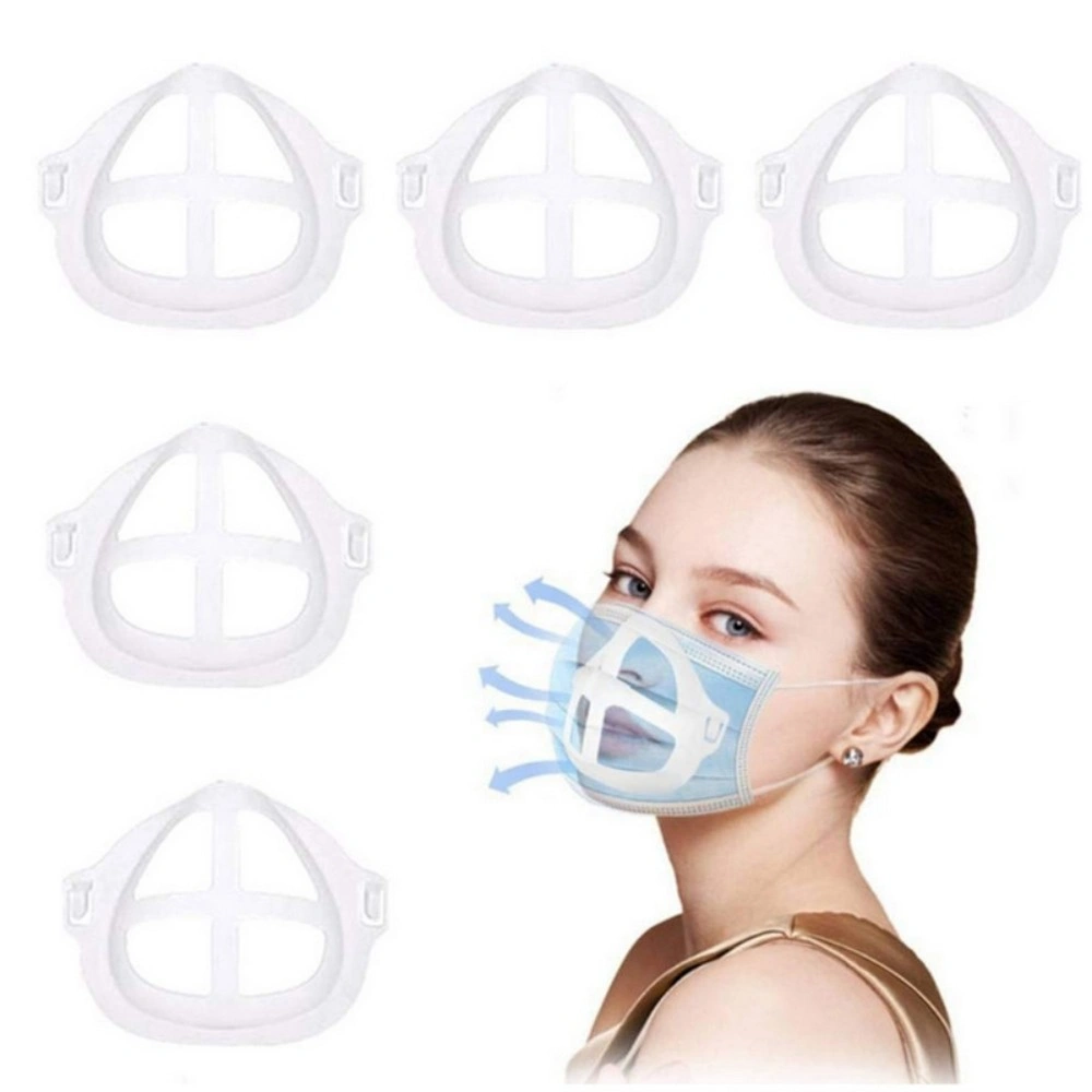 5PCS 3D Face Mask Bracket Mouth Guard Inner Stand Holder Breathing Space Spacer view 2