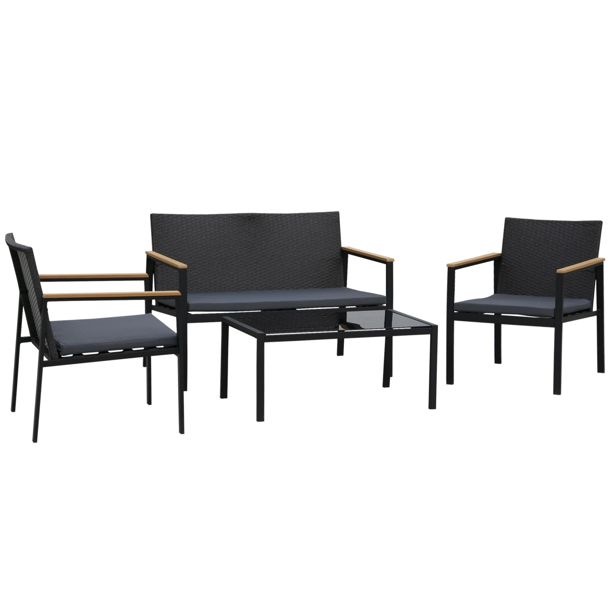 Premium Patio Furniture Dining Set - 5 Piece Outdoor Garden Table & Chairs Collection view 2