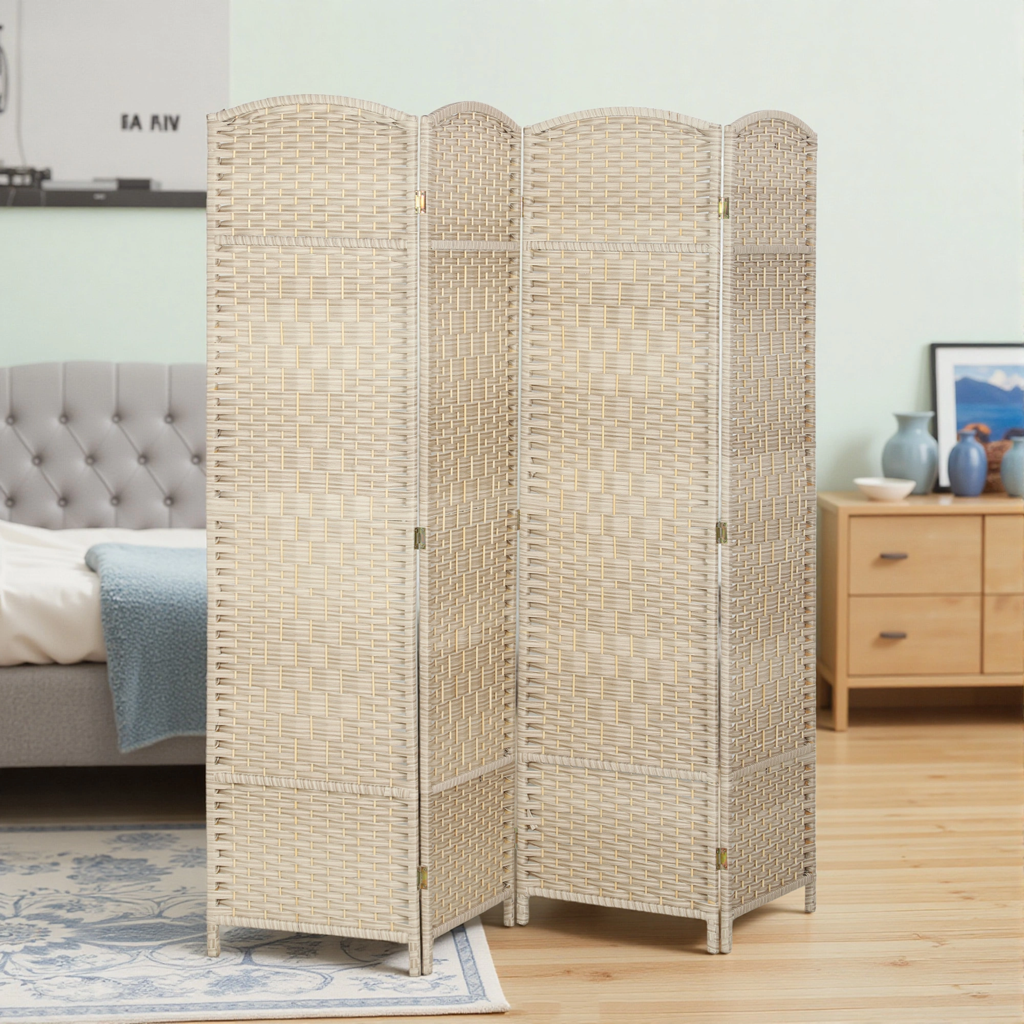 Folding Room Divider Screen (No shipments on weekends)