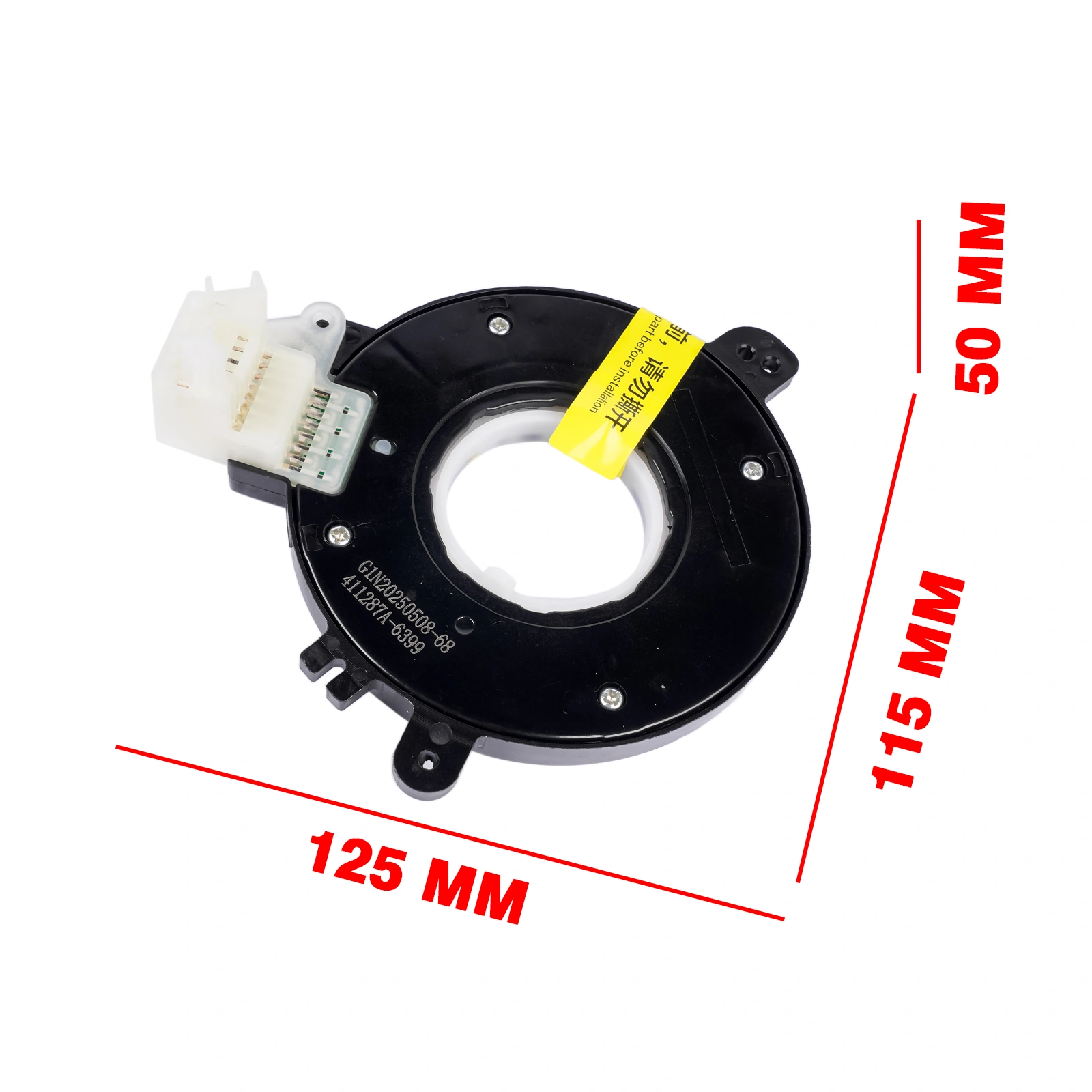Front Steering Wheel Angle Sensor Fits for Nissan Armada Frontier Murano TITAN Xterra 2003-2015 Black view 7