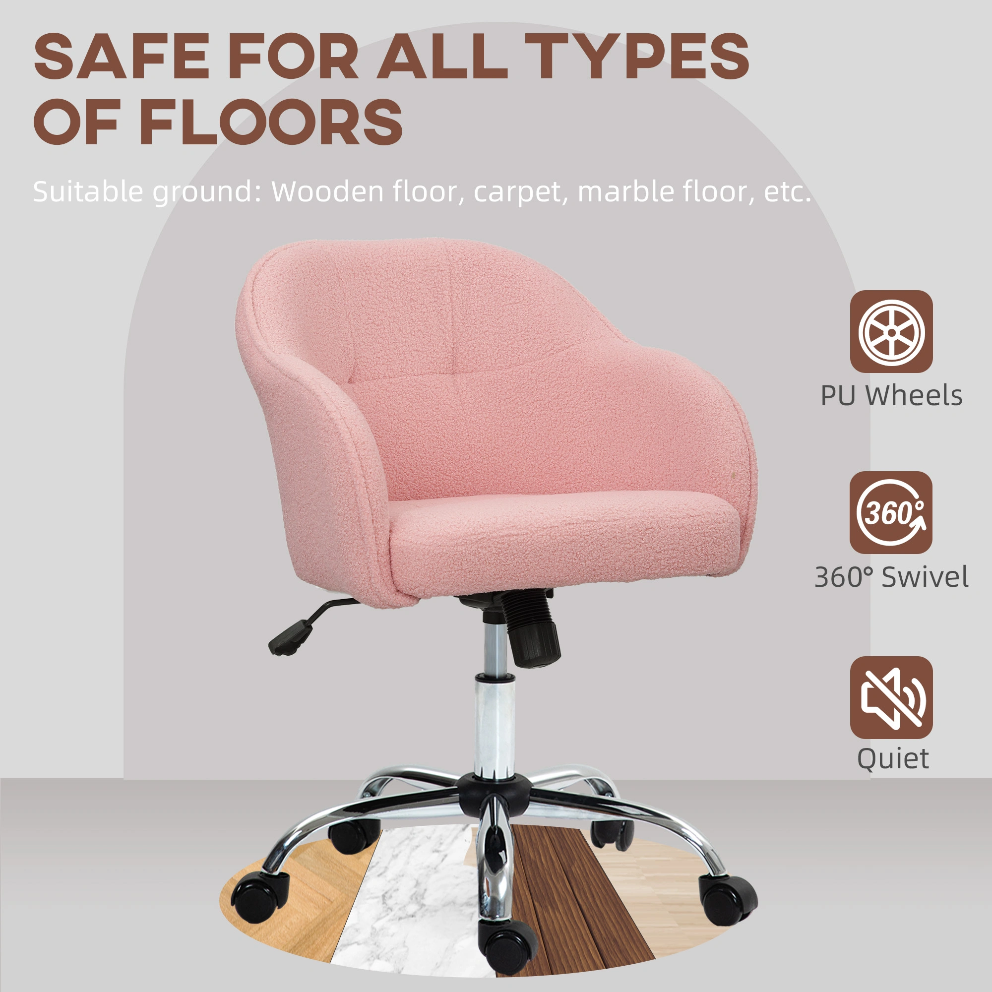 Massage Office Chair Ergonomic Executive Chair with Lumbar Support and Footrest for Home Office view 2
