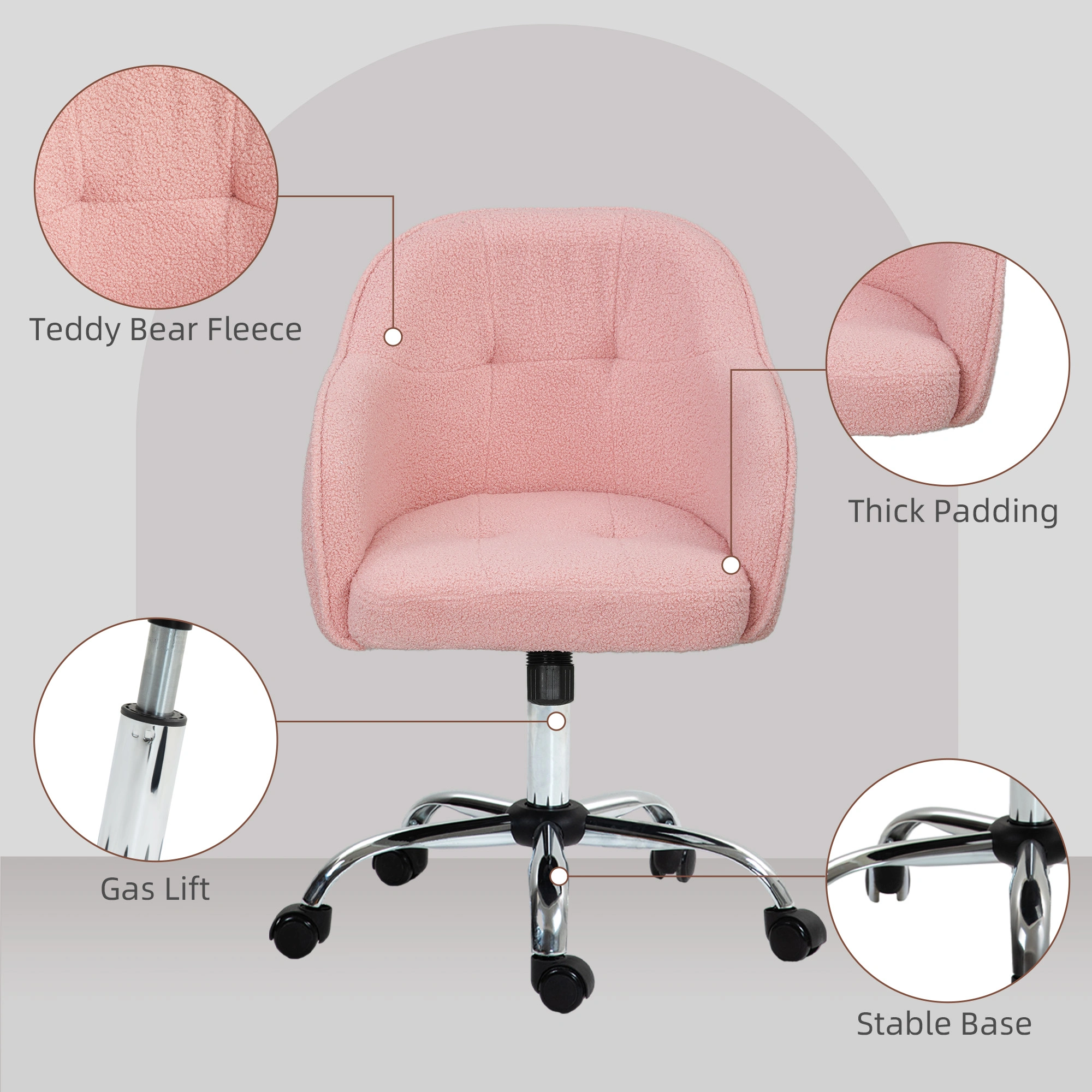 Massage Office Chair Ergonomic Executive Chair with Lumbar Support and Footrest for Home Office view 5
