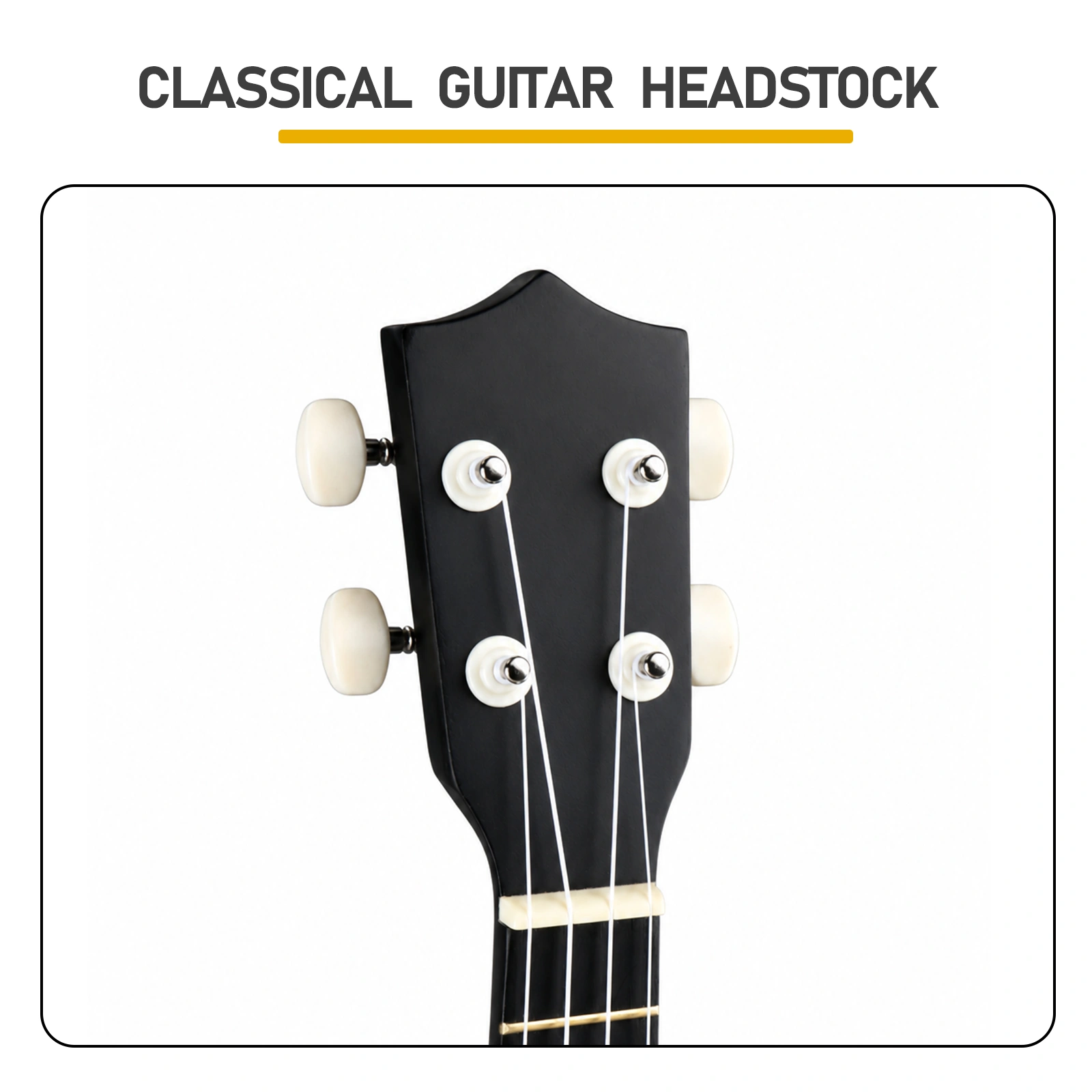 21in Linden wood body rosewood fingerboard ukulele, cotton bag, capo, strap, picks*2, tuner, Strings, Dust cloth view 4