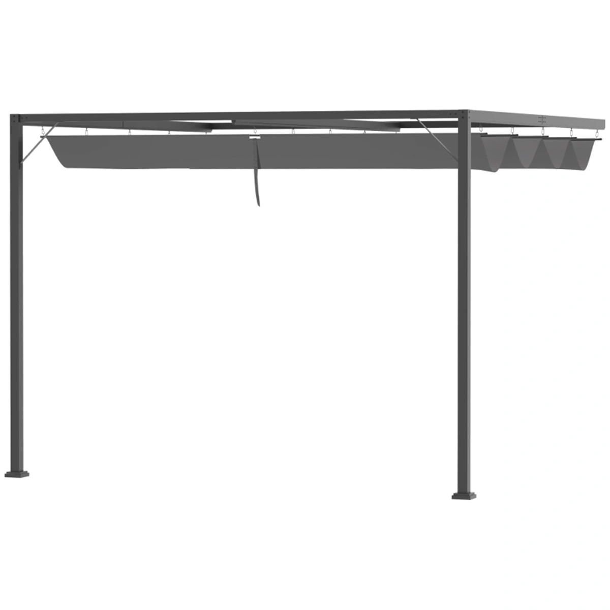 Pergola Retractable Canopy Patio Shade Cover Adjustable Outdoor Awning view 3