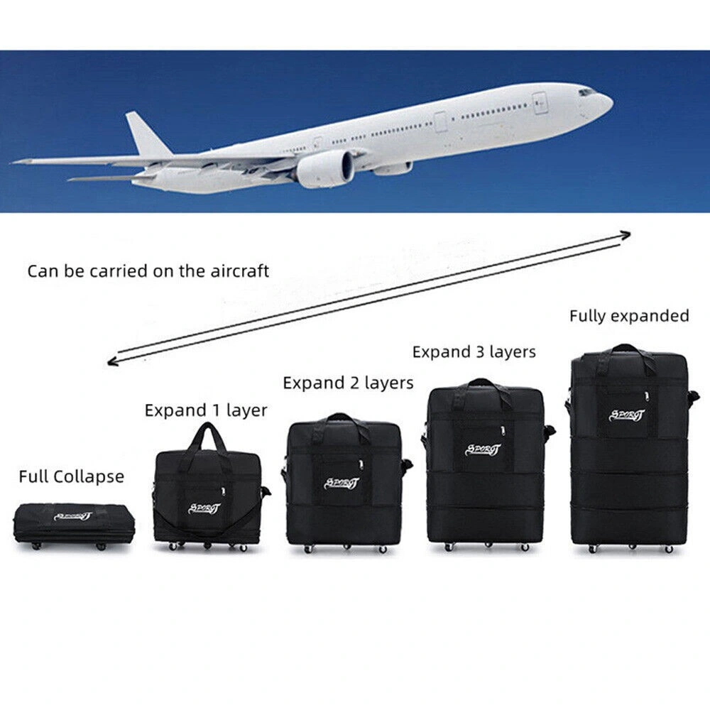 42" Extra Large Lightweight Luggage Trolley Suitcase Travel Bag with Handle NEW view 5