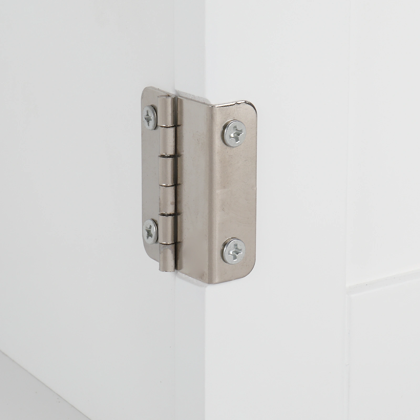 Double Door Fork Toilet Cabinet White view 44