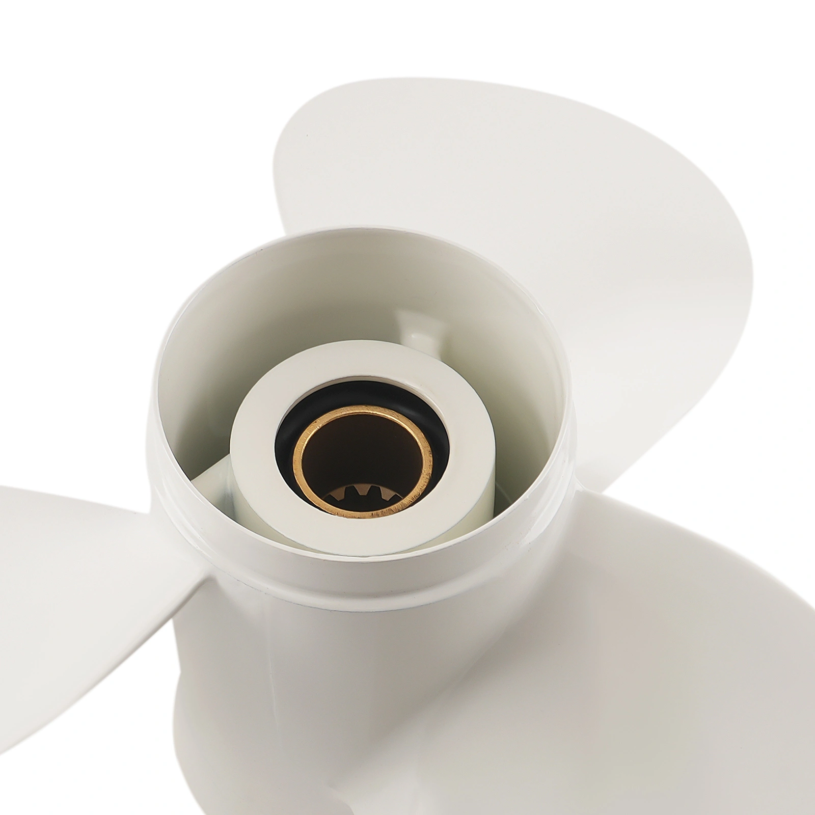 3 Blade Boat Propeller fit for Yamaha Outboard 25-60HP 663-45956-01-EL Right Hand view 4