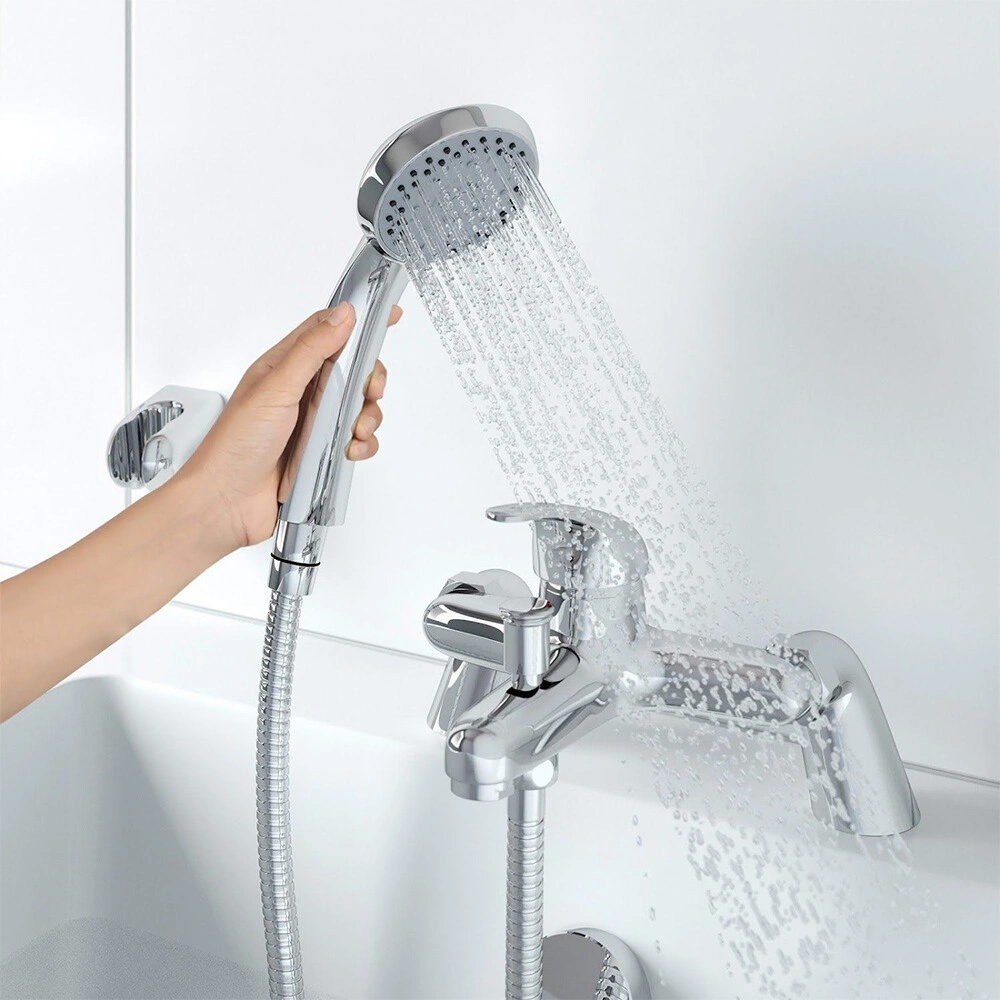 Luxury Bathroom Chrome Sink Bath Filler Tap Shower Mixer Taps with Hand Held Set