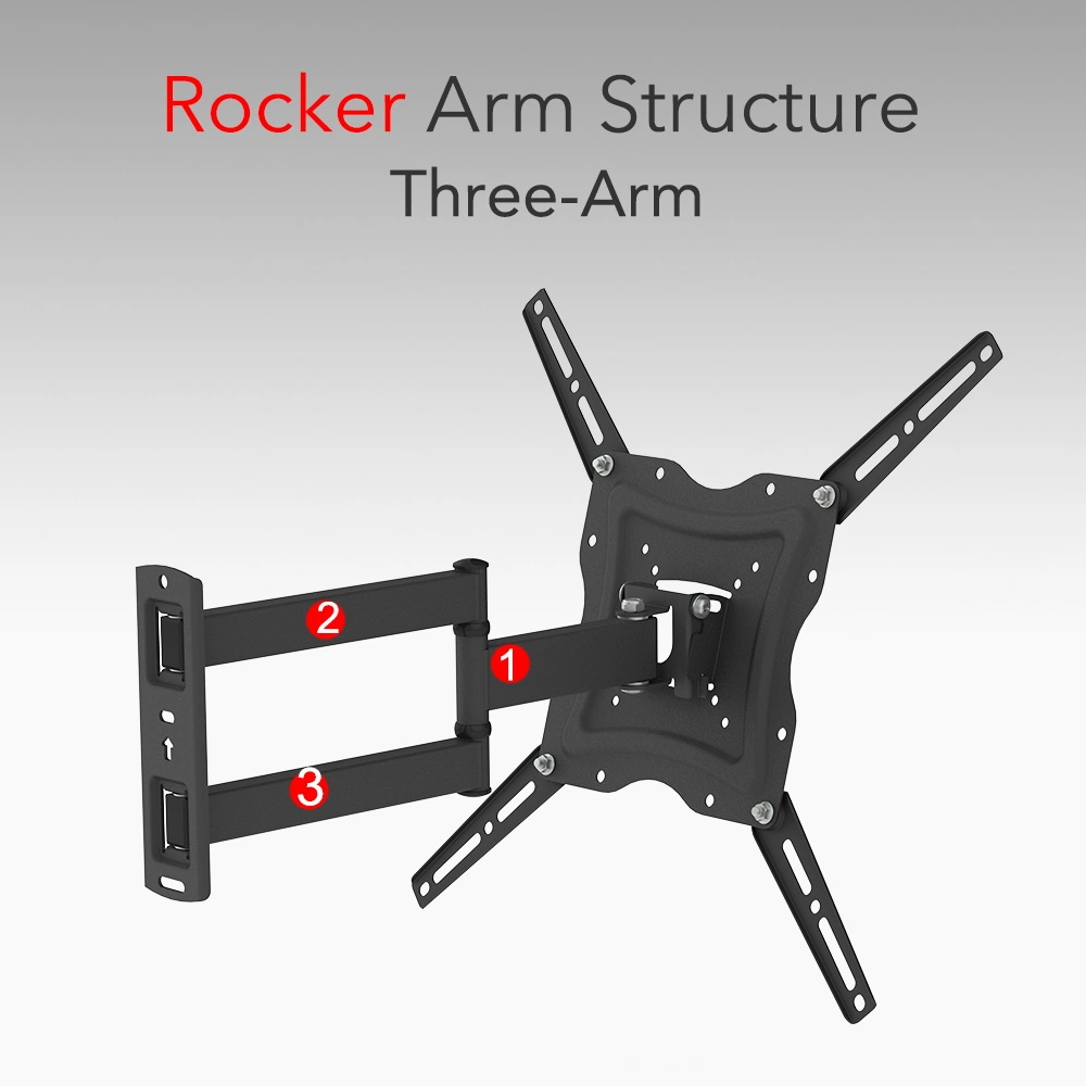 TMX400A 26-55" Adjustable Tilting TV Wall Mount Bracket w/Spirit Level Rotatable view 3